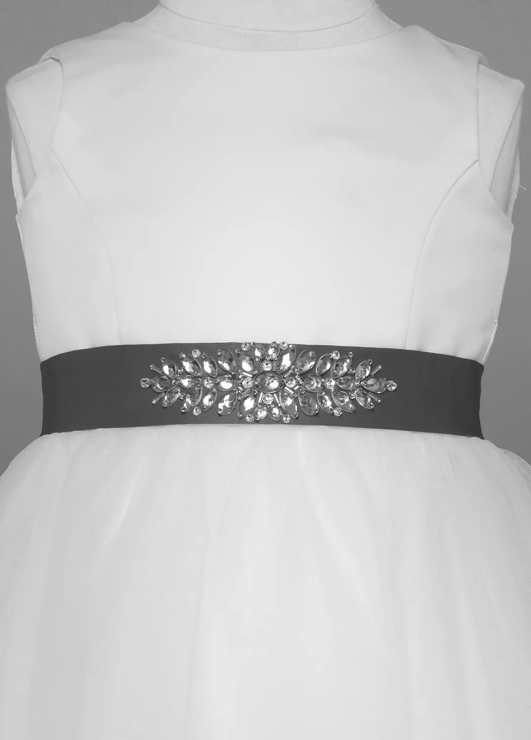Satin Sash with Beaded Front Detailing - Image 11