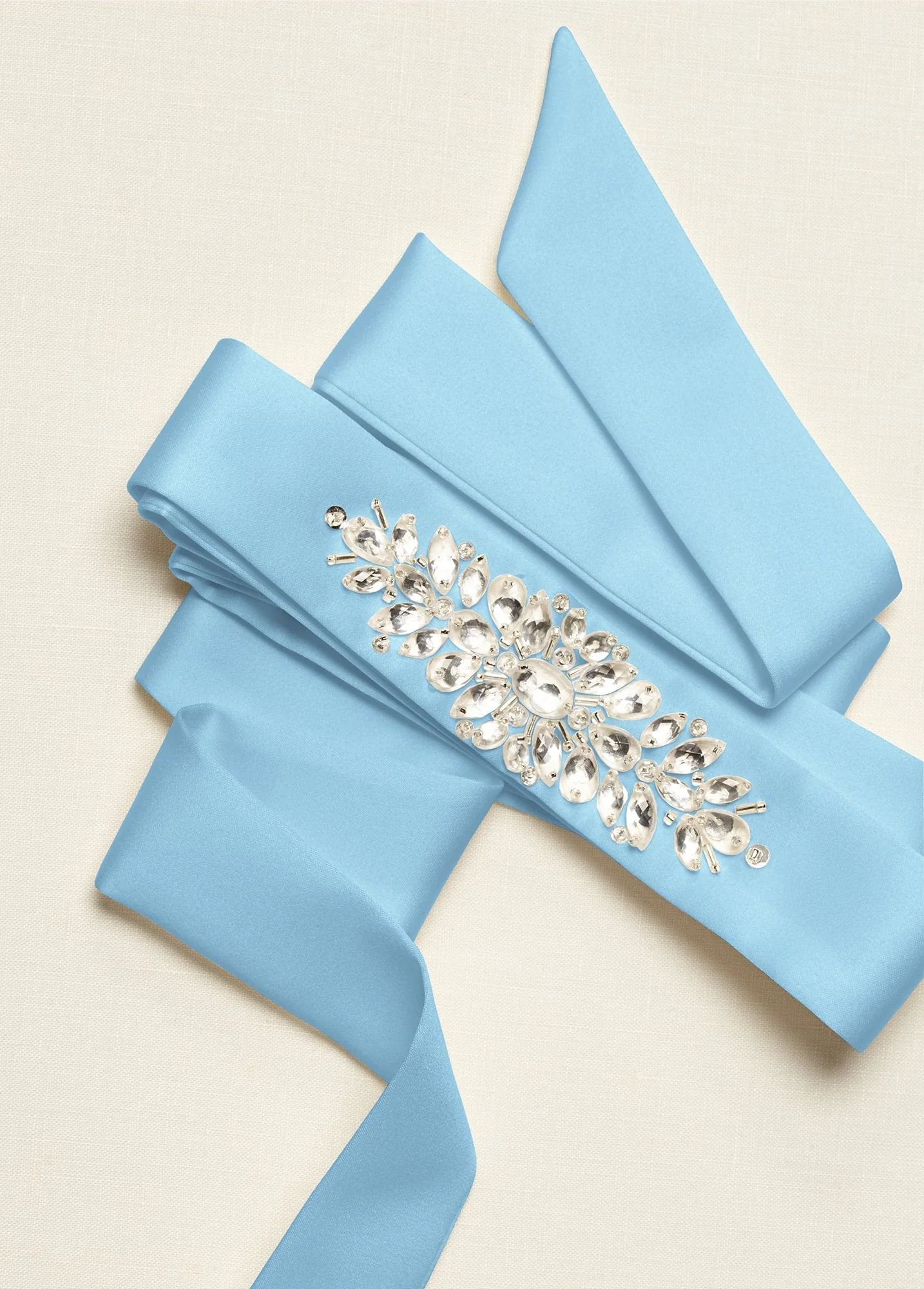 Satin Sash with Beaded Front Detailing - Image 23