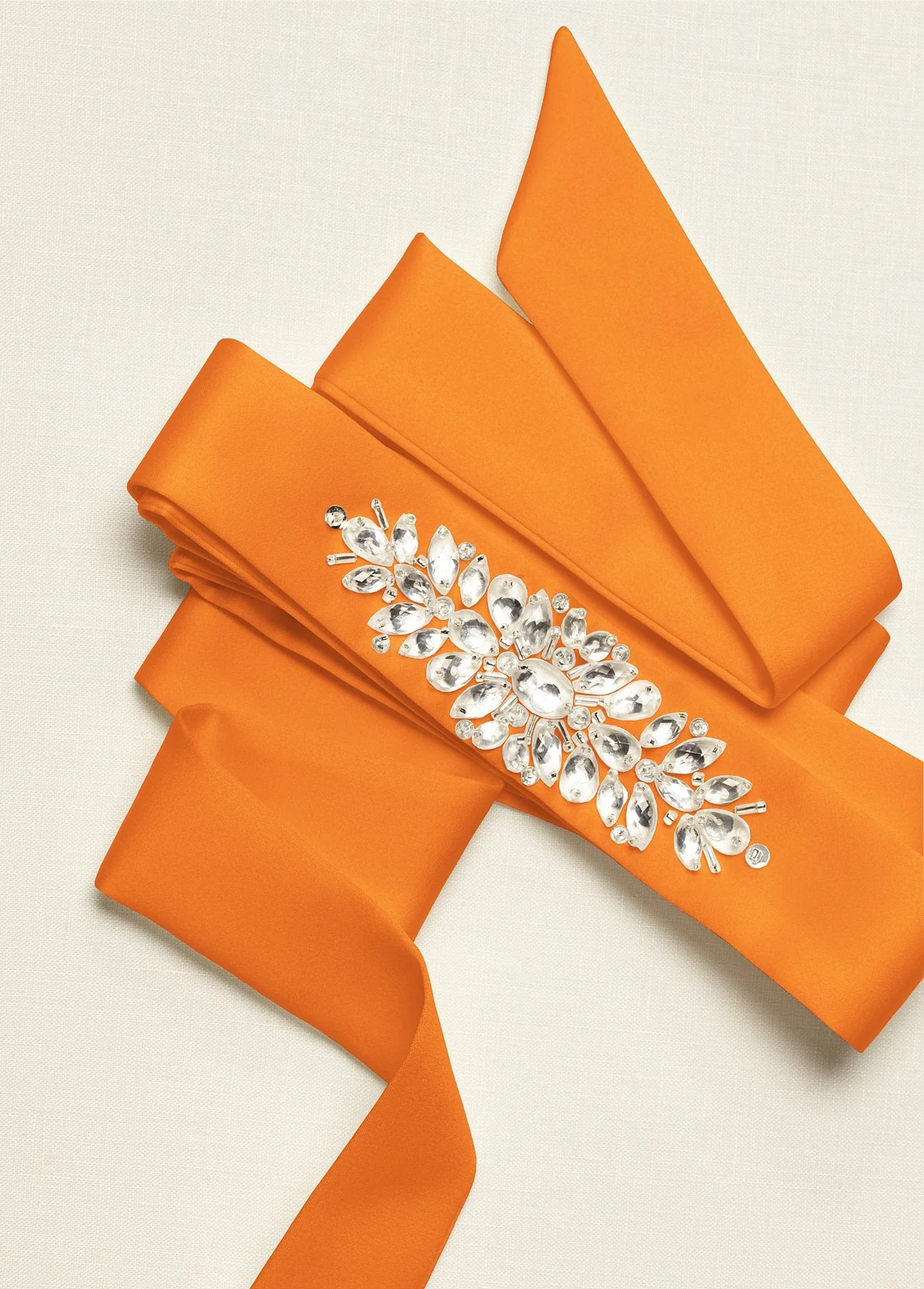 Satin Sash with Beaded Front Detailing - Image 35