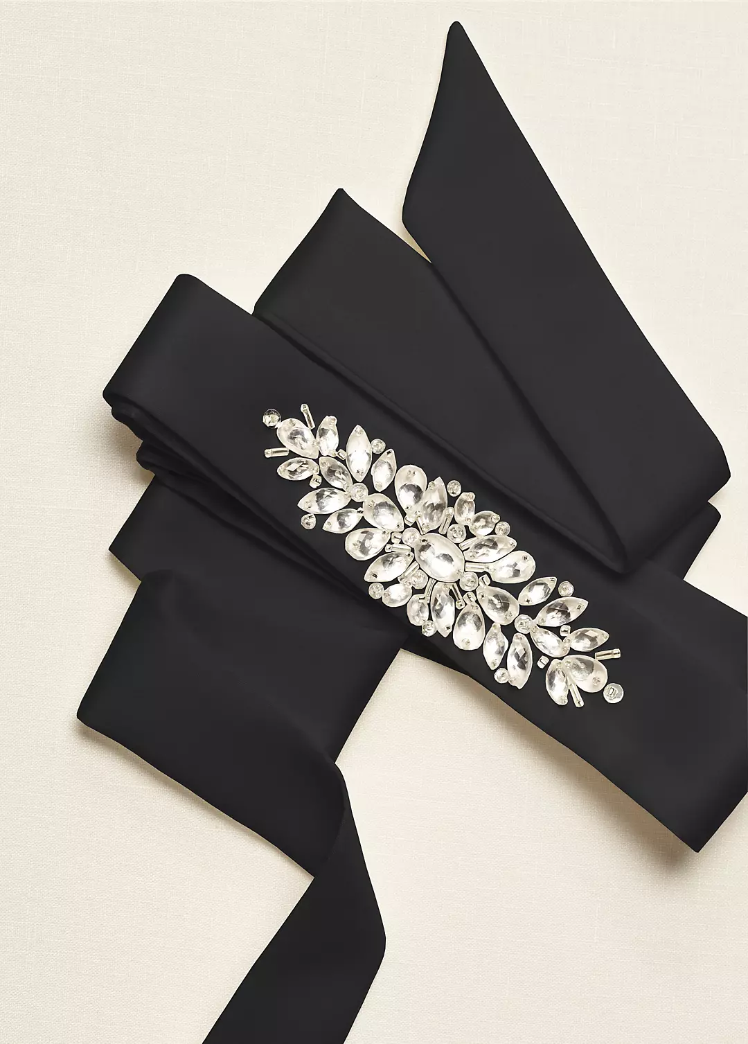 Satin Sash with Beaded Front Detailing - Image 36