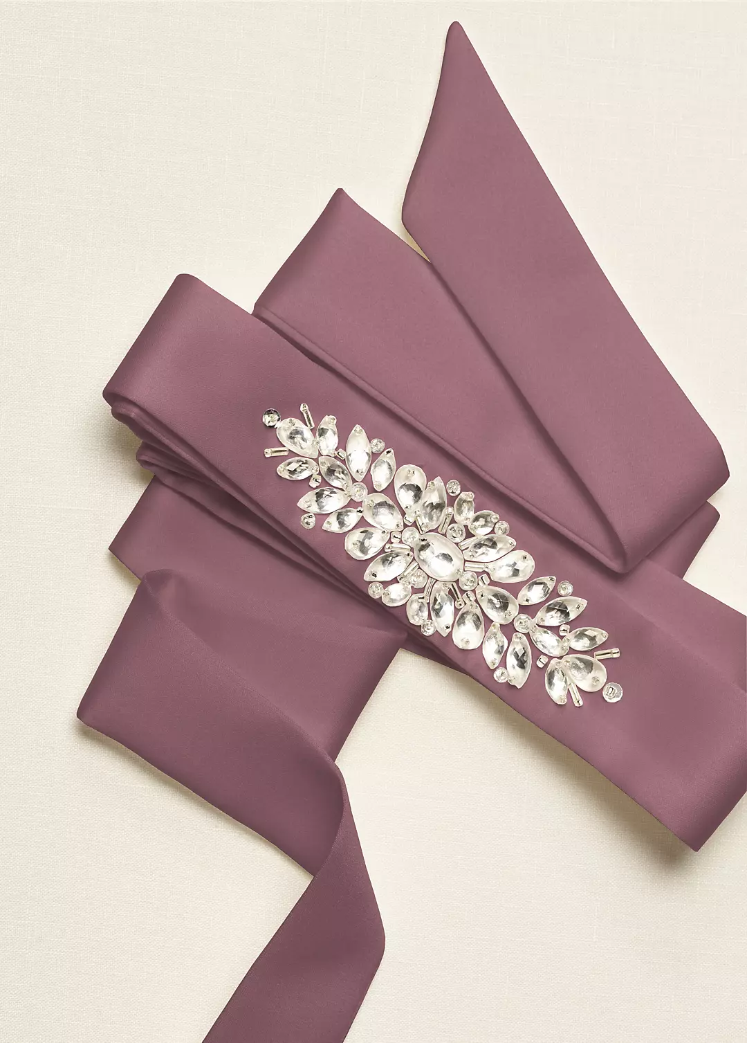 Satin Sash with Beaded Front Detailing - Image 37