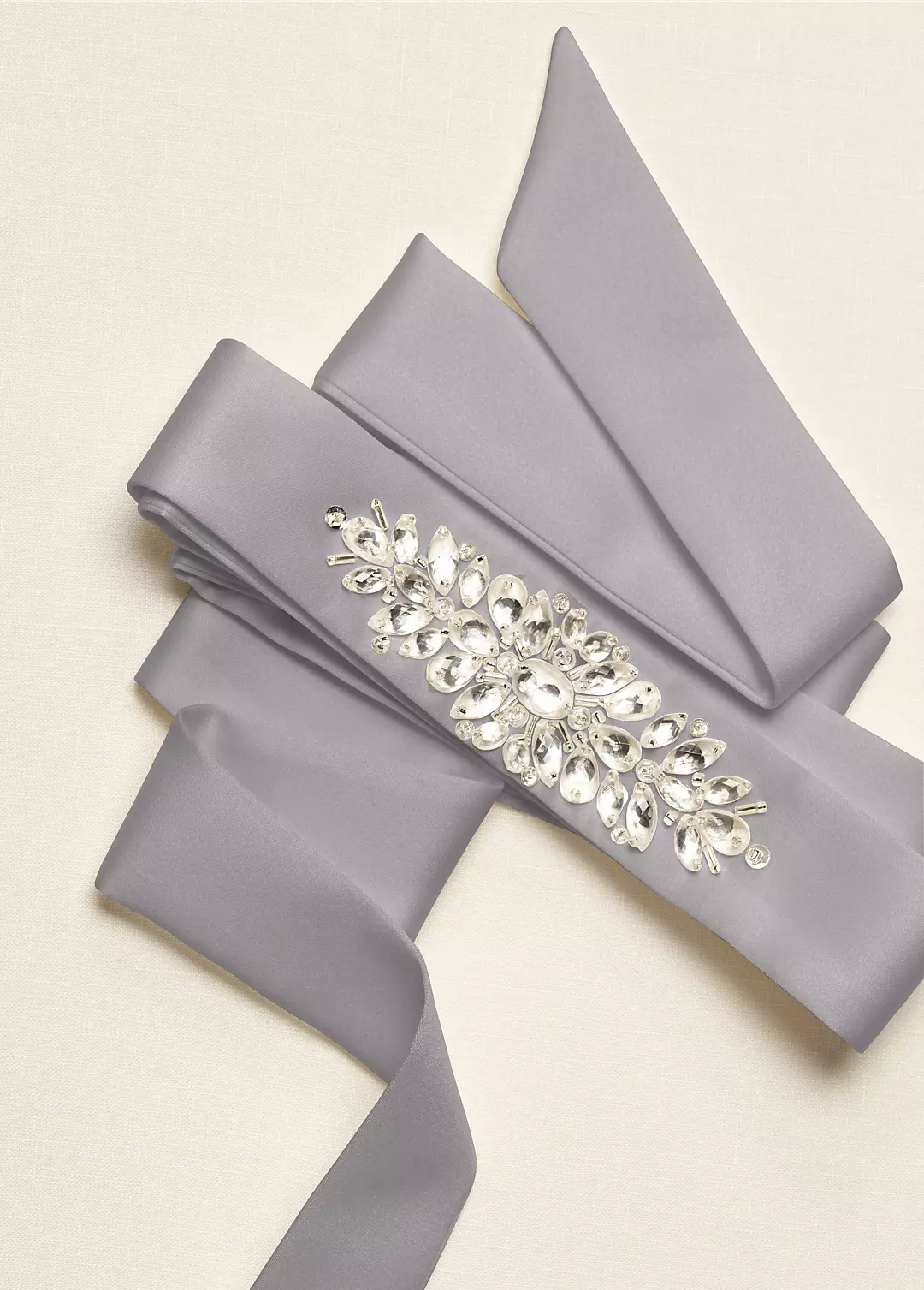 Satin Sash with Beaded Front Detailing - Image 7