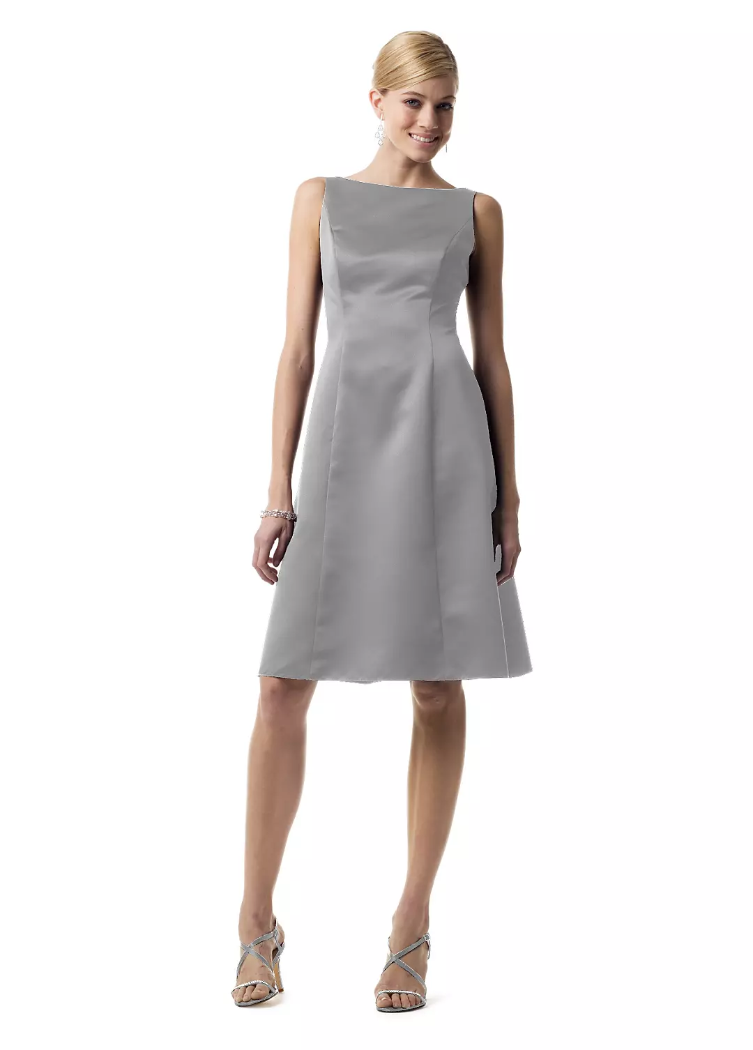 Satin Short Dress - Image 7