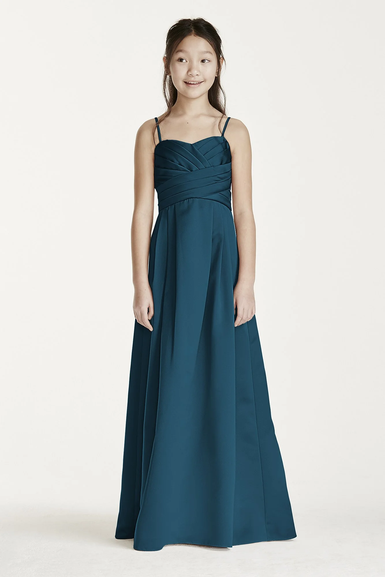 Long Ball Gown with Spaghetti Straps - Image 13