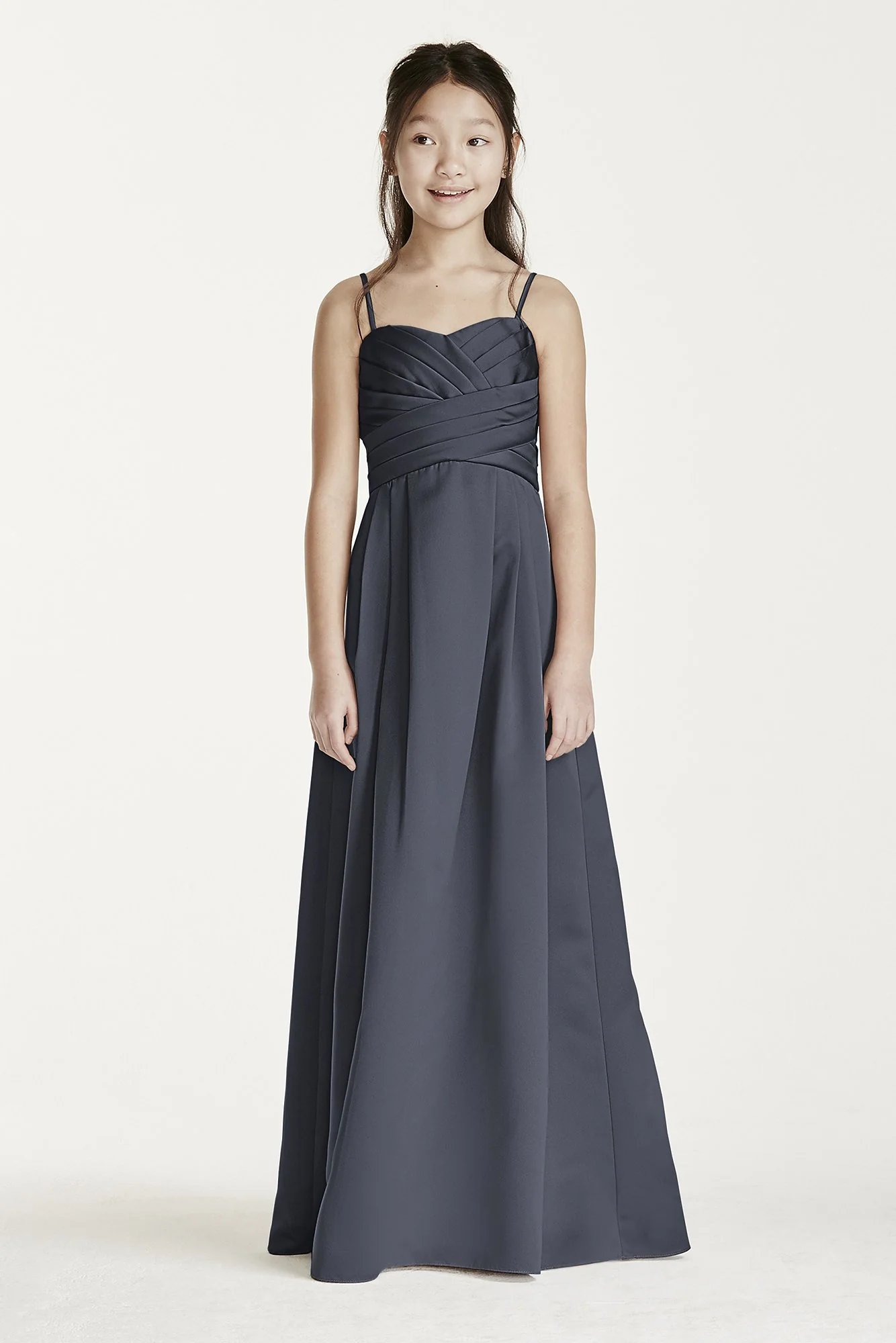 Long Ball Gown with Spaghetti Straps - Image 18
