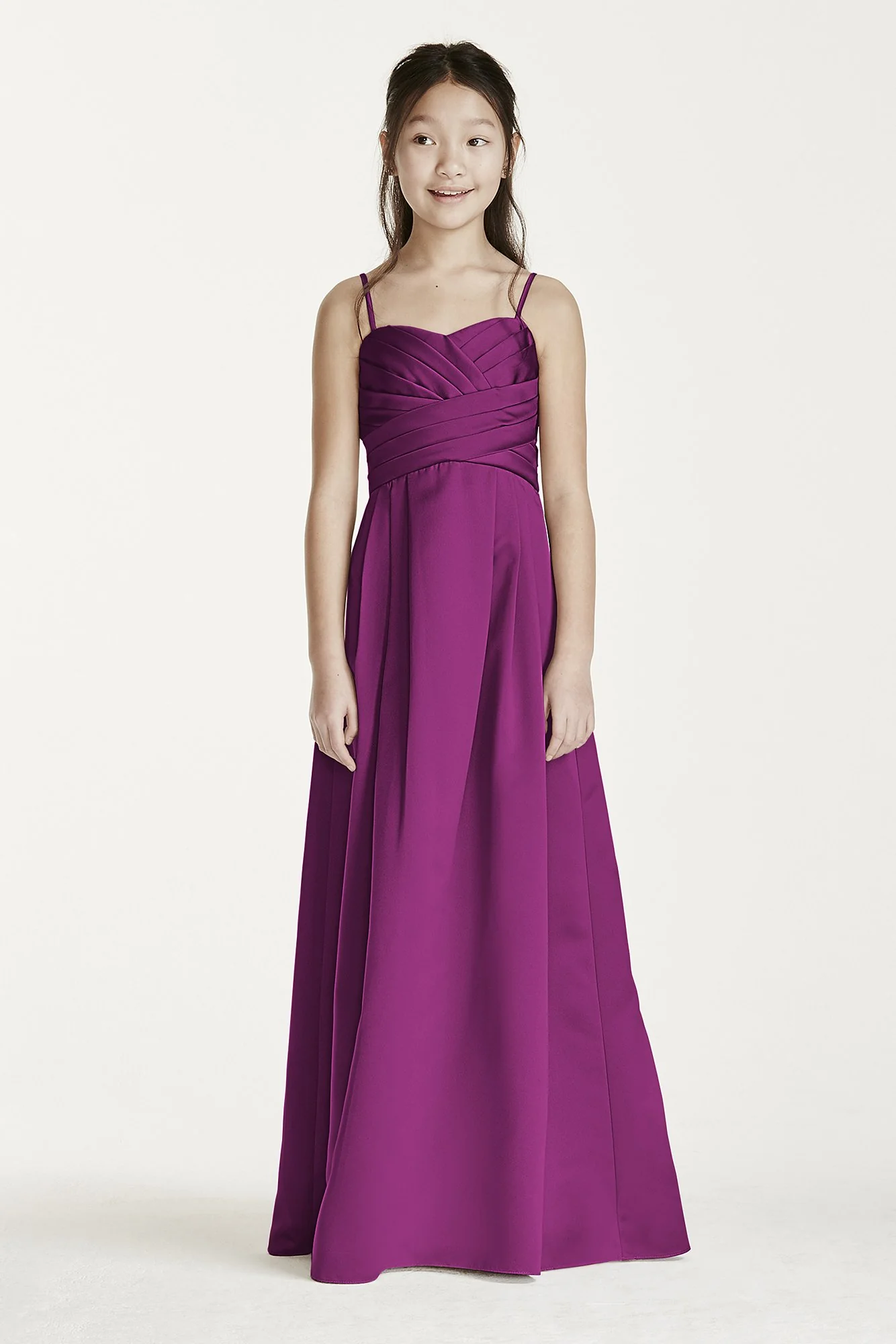 Long Ball Gown with Spaghetti Straps - Image 25