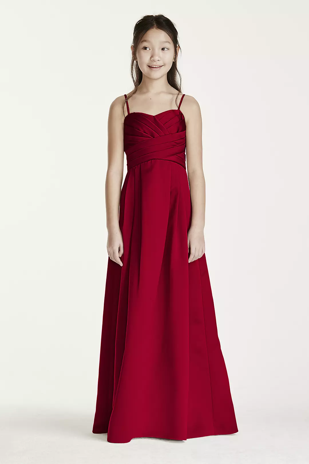 Long Ball Gown with Spaghetti Straps - Image 32