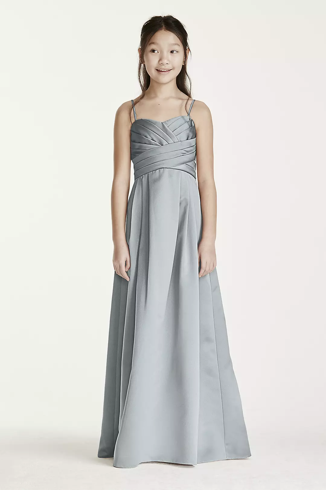 Long Ball Gown with Spaghetti Straps - Image 44