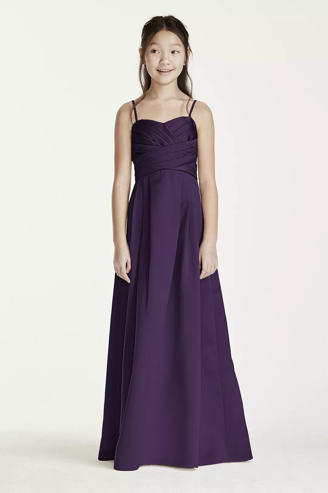 Long Ball Gown with Spaghetti Straps - Image 48