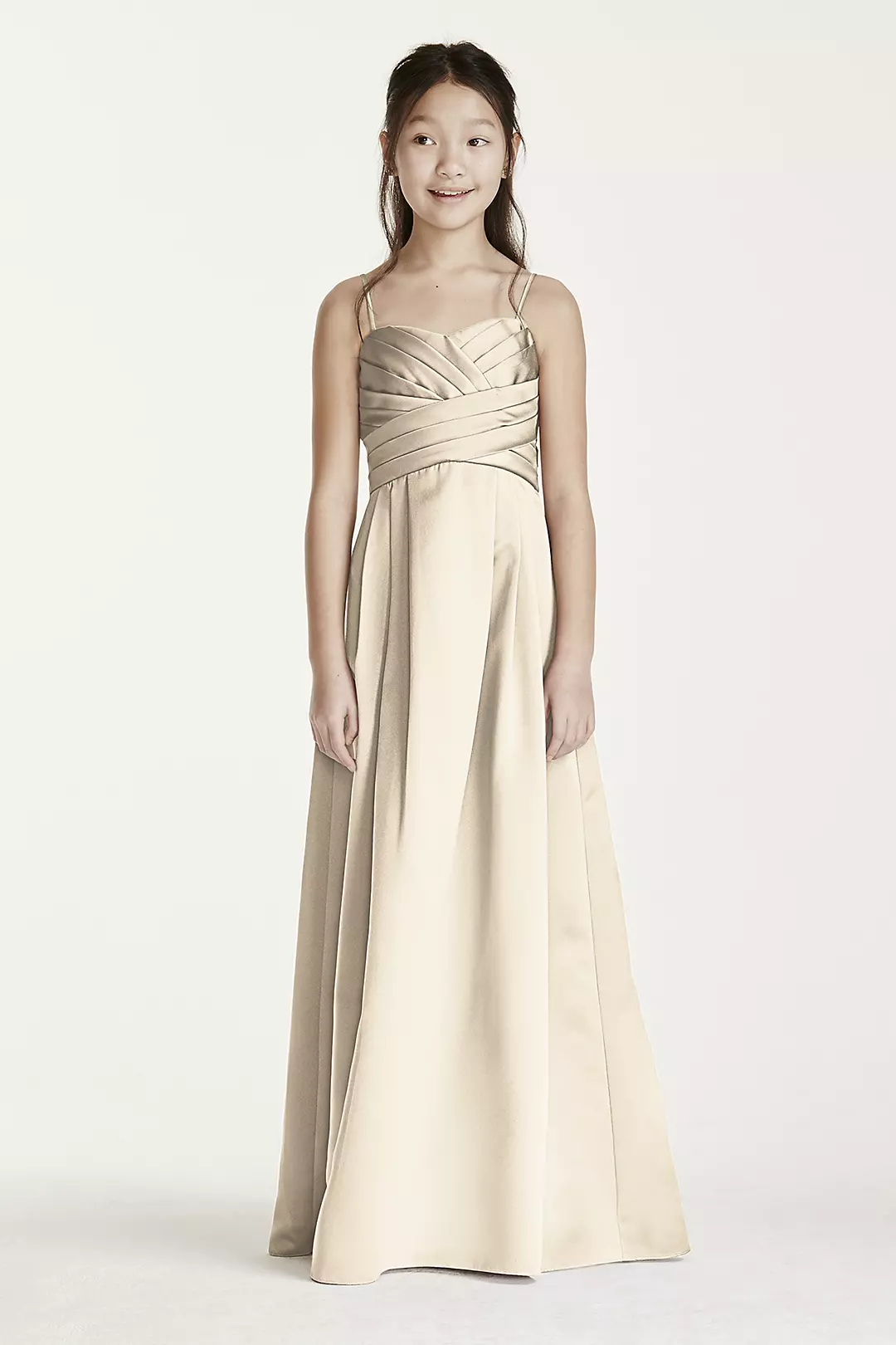 Long Ball Gown with Spaghetti Straps - Image 50