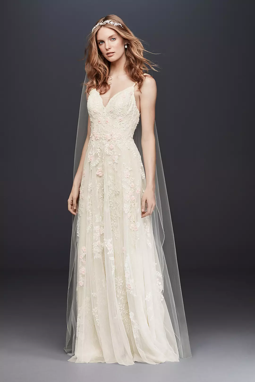 A-Line Wedding Dress with Double Straps - Image 10