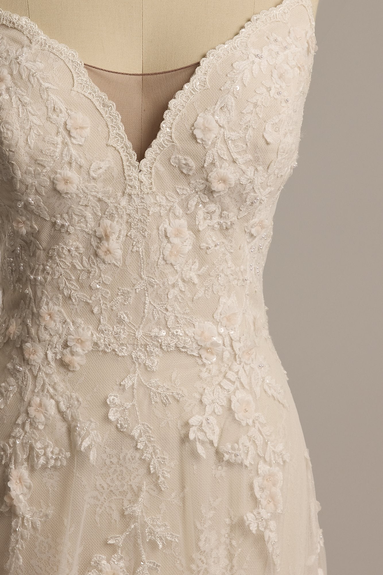 A-Line Wedding Dress with Double Straps - Image 15
