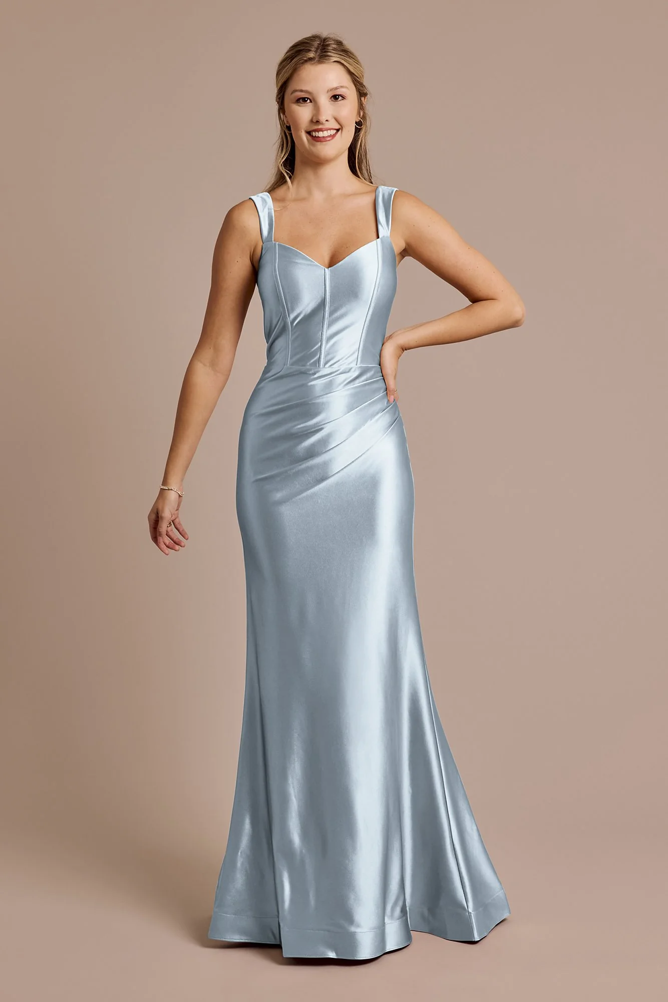 Sculpting Satin Tank Dress - Image 13