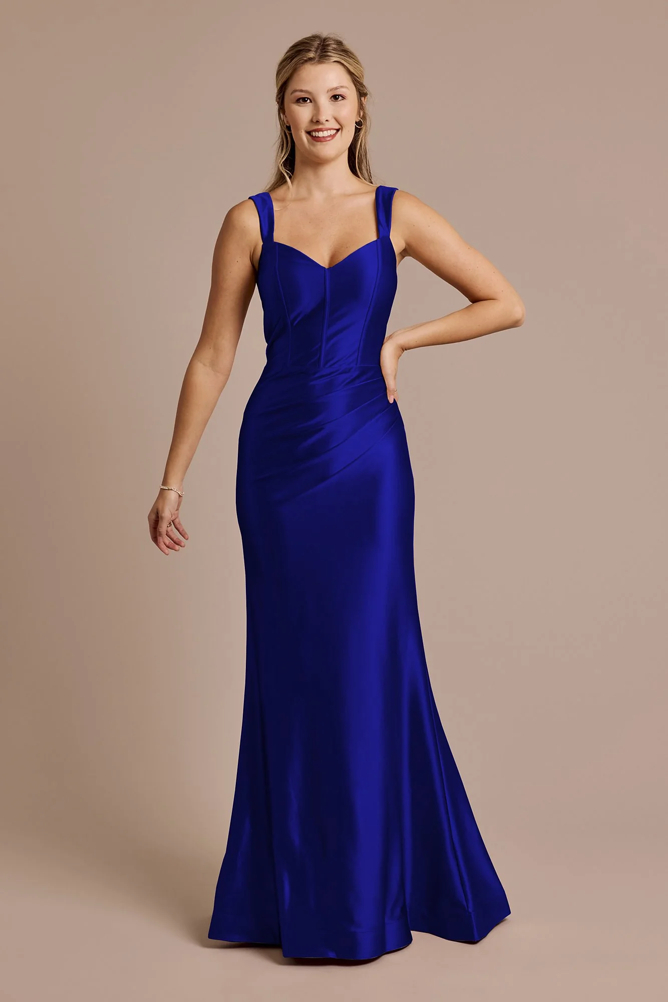 Sculpting Satin Tank Dress - Image 21