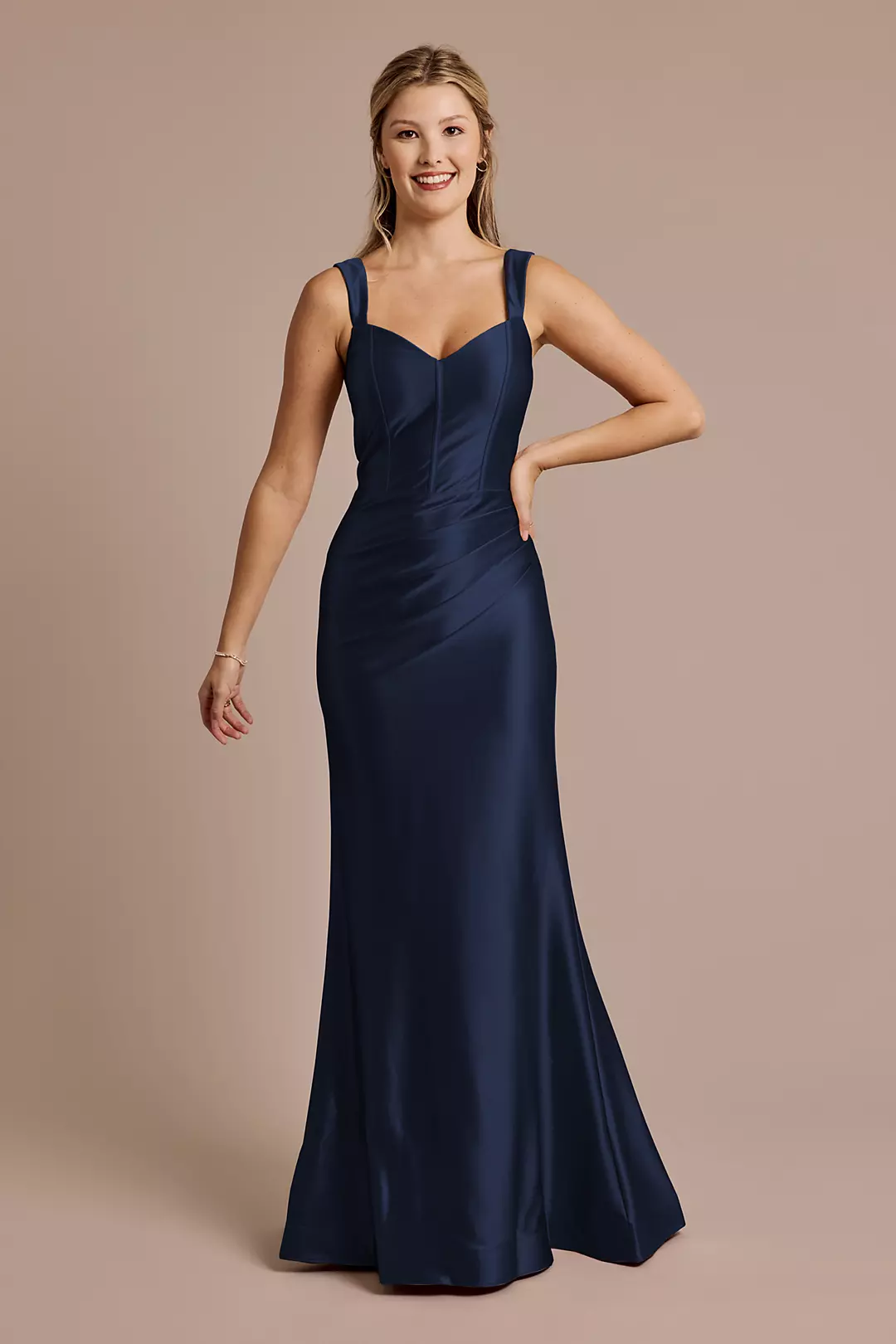 Sculpting Satin Tank Dress - Image 29