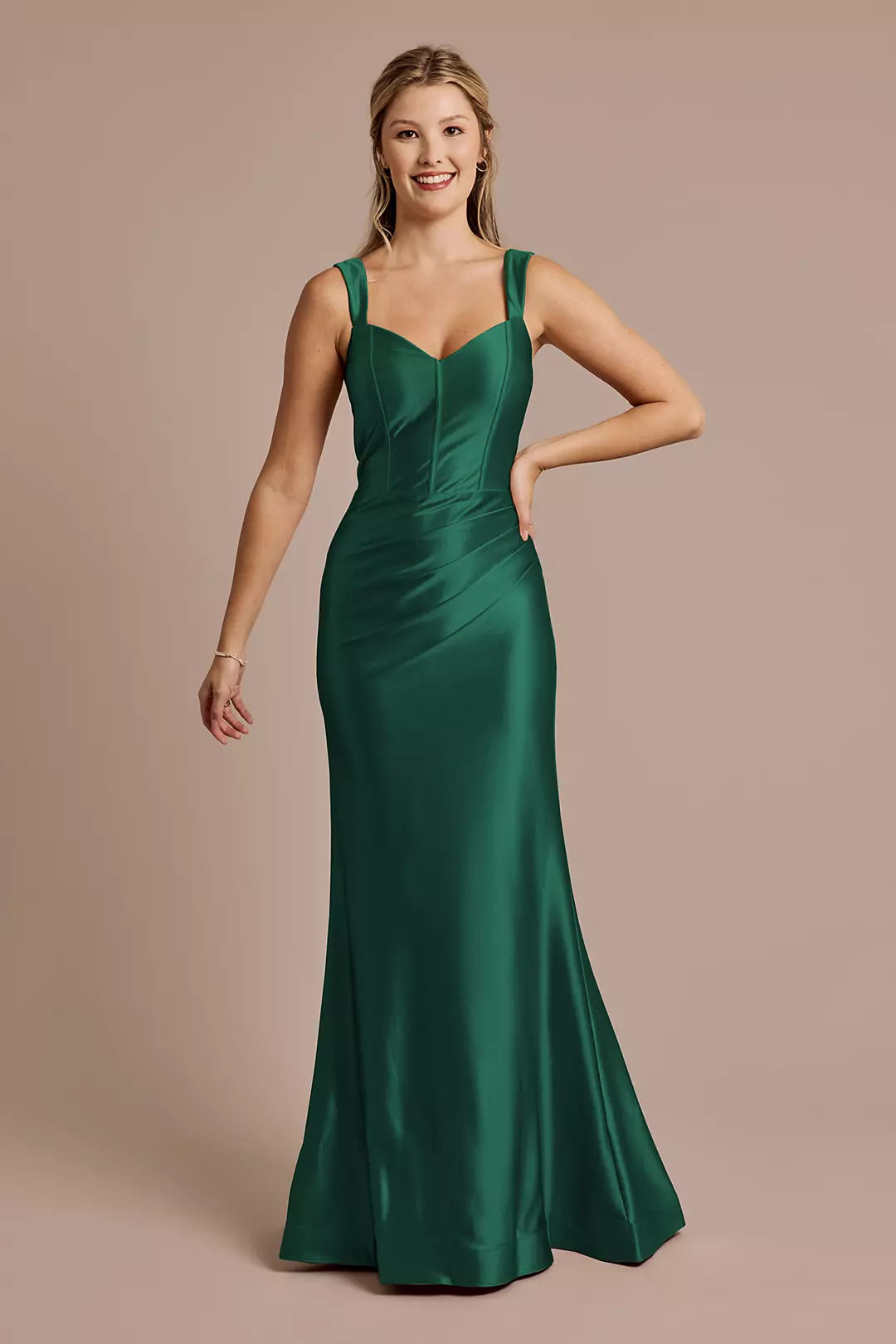 Sculpting Satin Tank Dress - Image 37