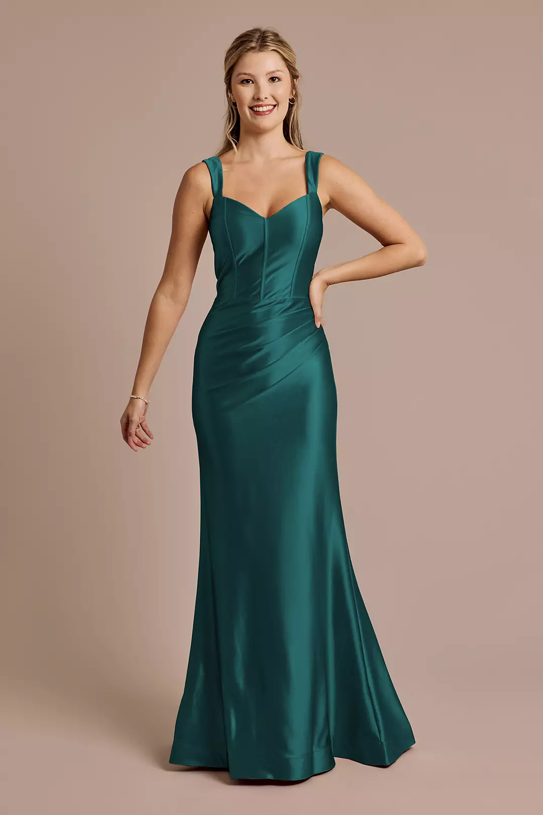 Sculpting Satin Tank Dress - Image 39