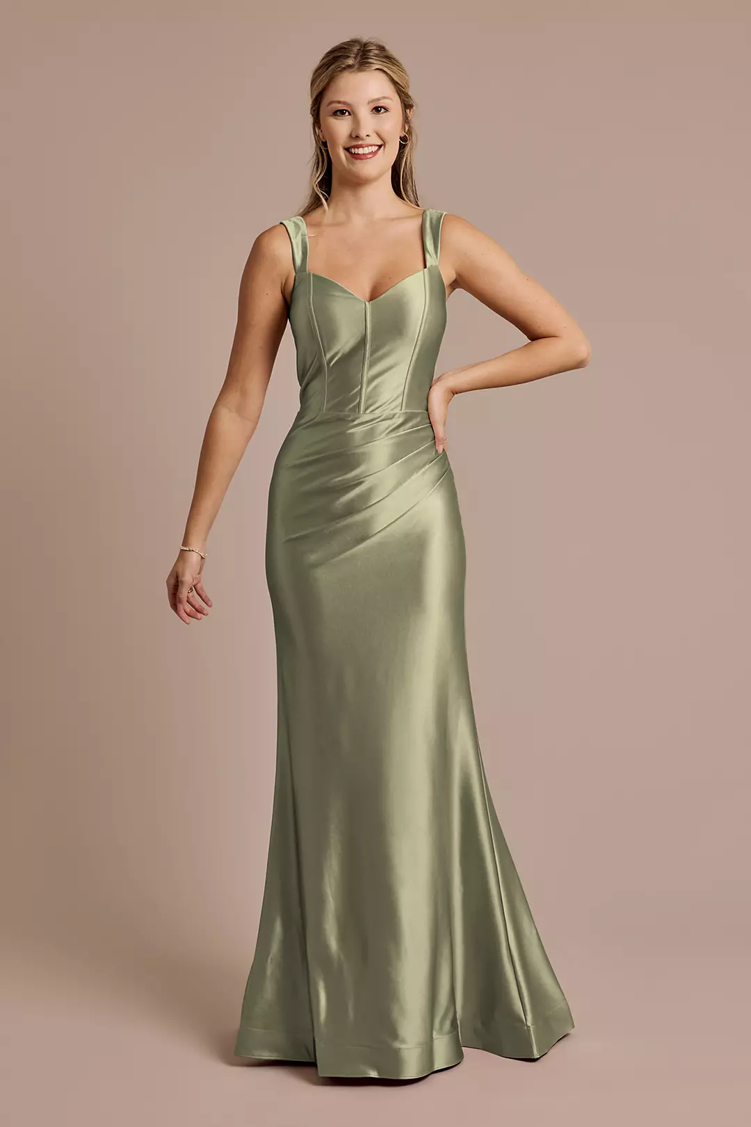 Sculpting Satin Tank Dress - Image 48