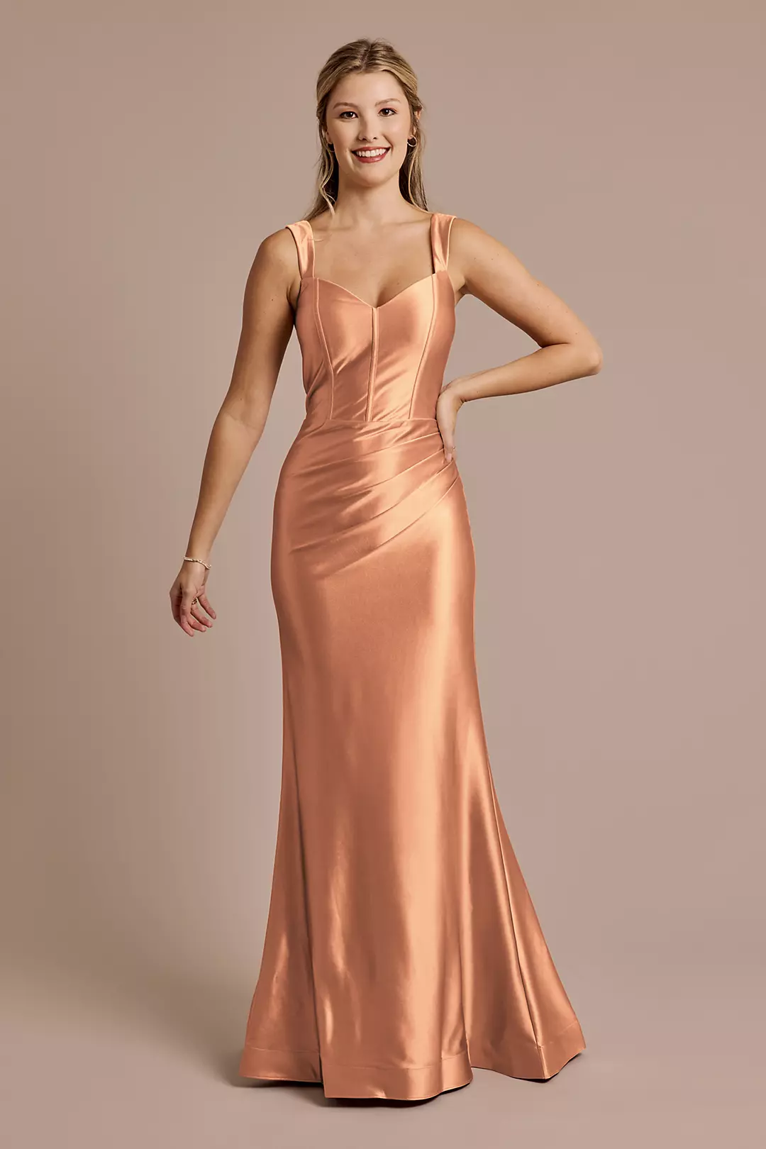 Sculpting Satin Tank Dress - Image 57