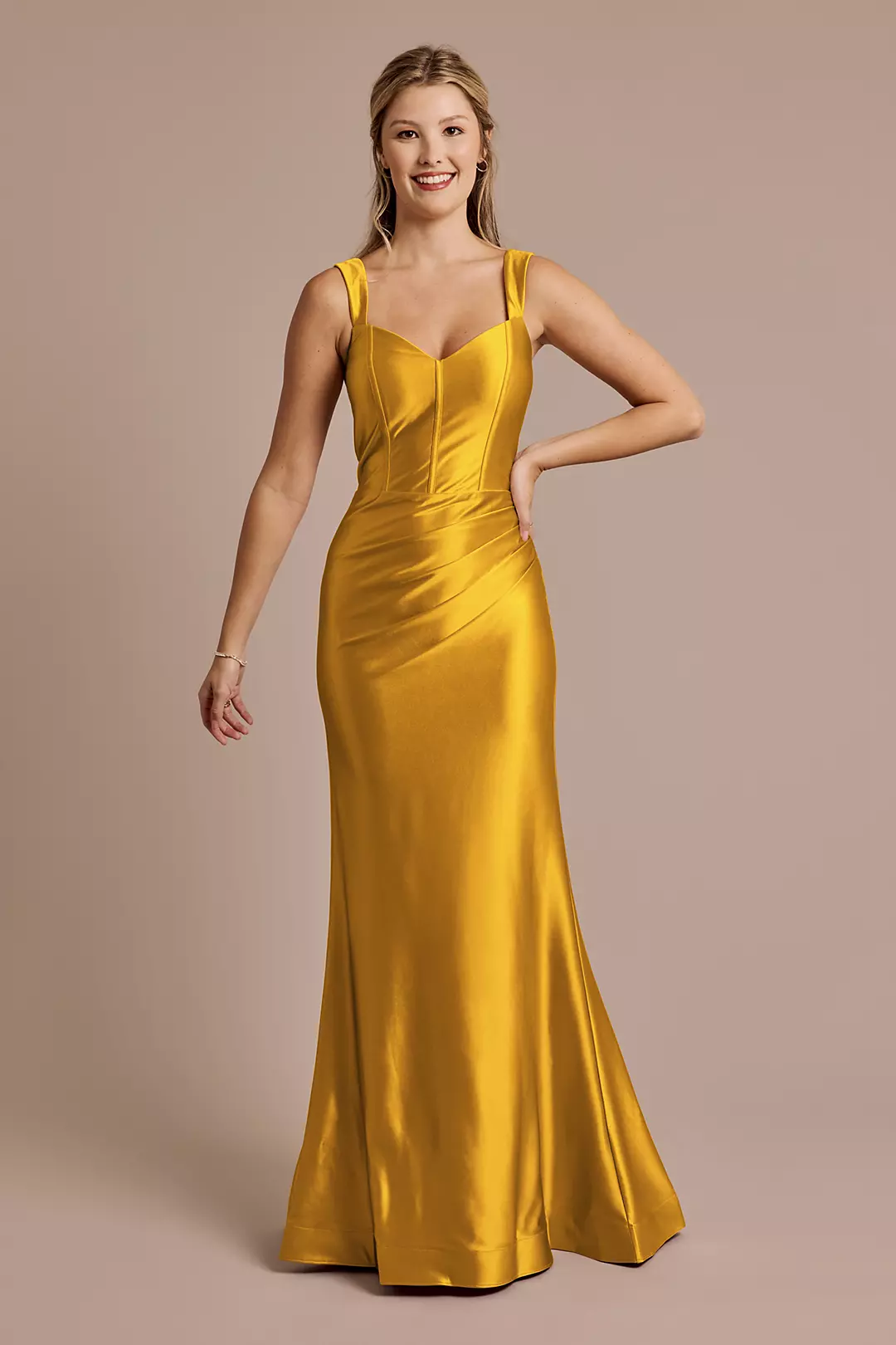 Sculpting Satin Tank Dress - Image 61