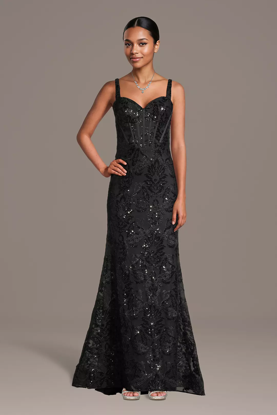 Sequin Tank Mermaid Dress