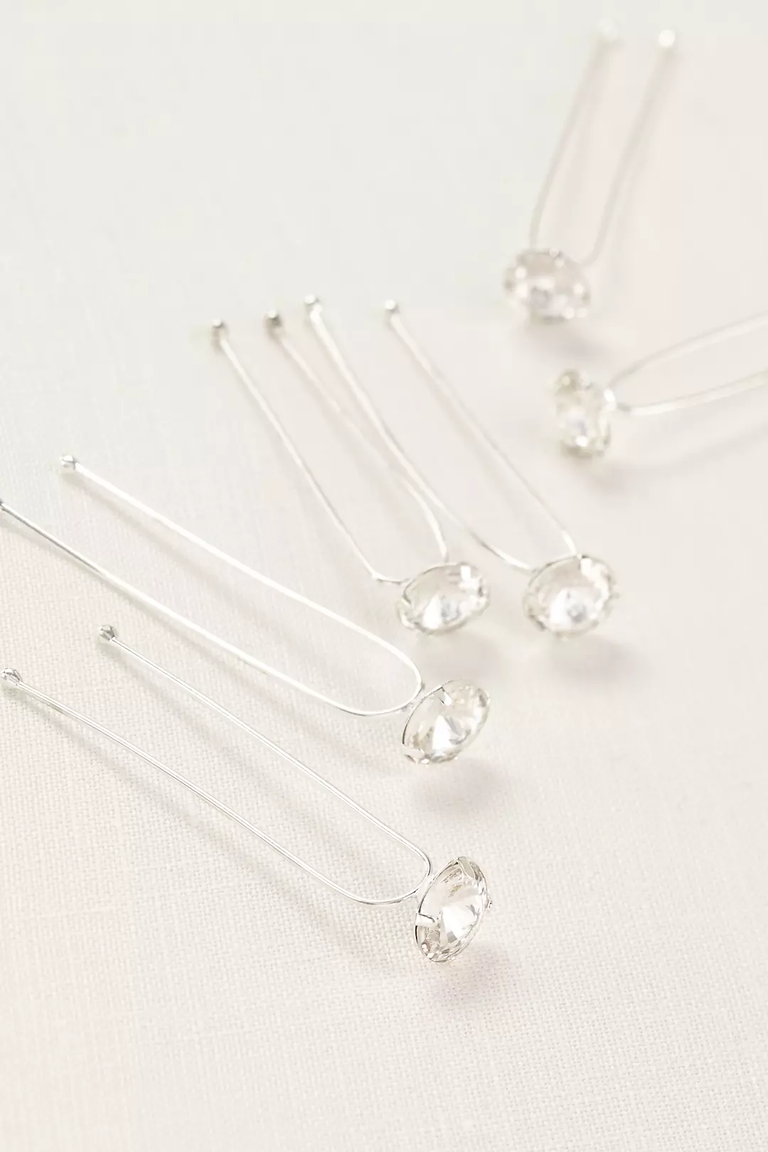 Set of Six Crystal Hairpins - Image 2