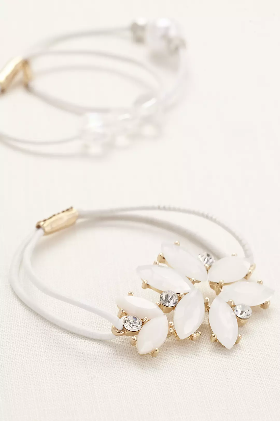 Set of Three Cluster Ponytail Holders - Image 2