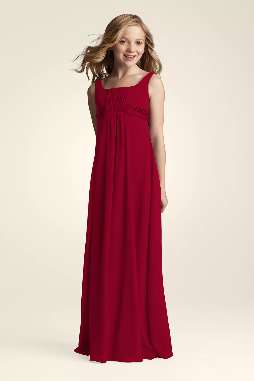 Sleeveless Crinkle Chiffon A-line - Image 4