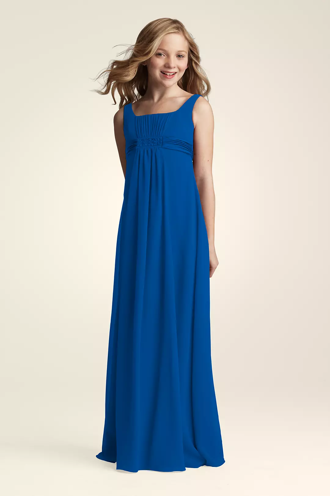 Sleeveless Crinkle Chiffon A-line - Image 5