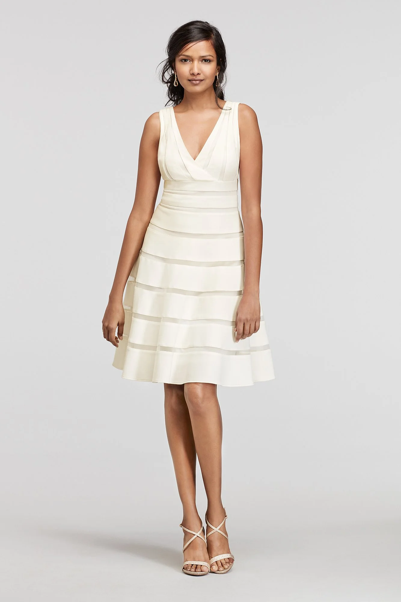 Sleeveless Illusion Band Dress