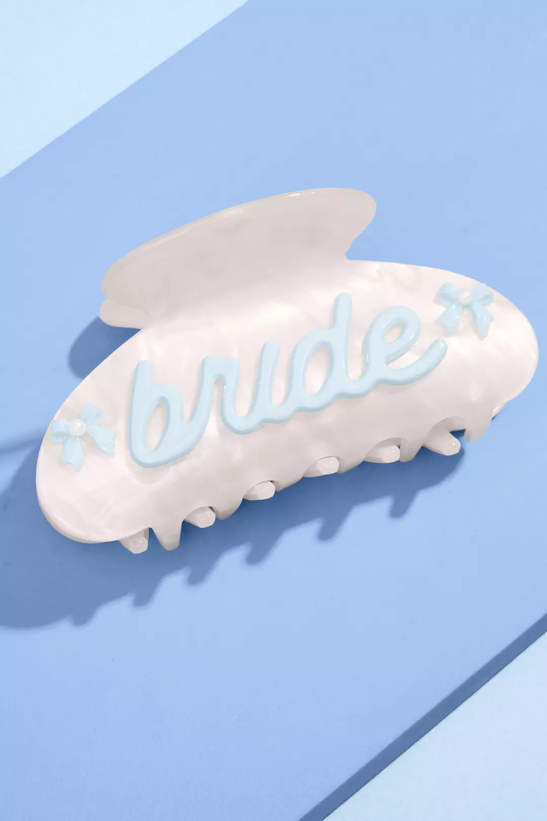 Something Blue Bride Claw Clip - Image 2
