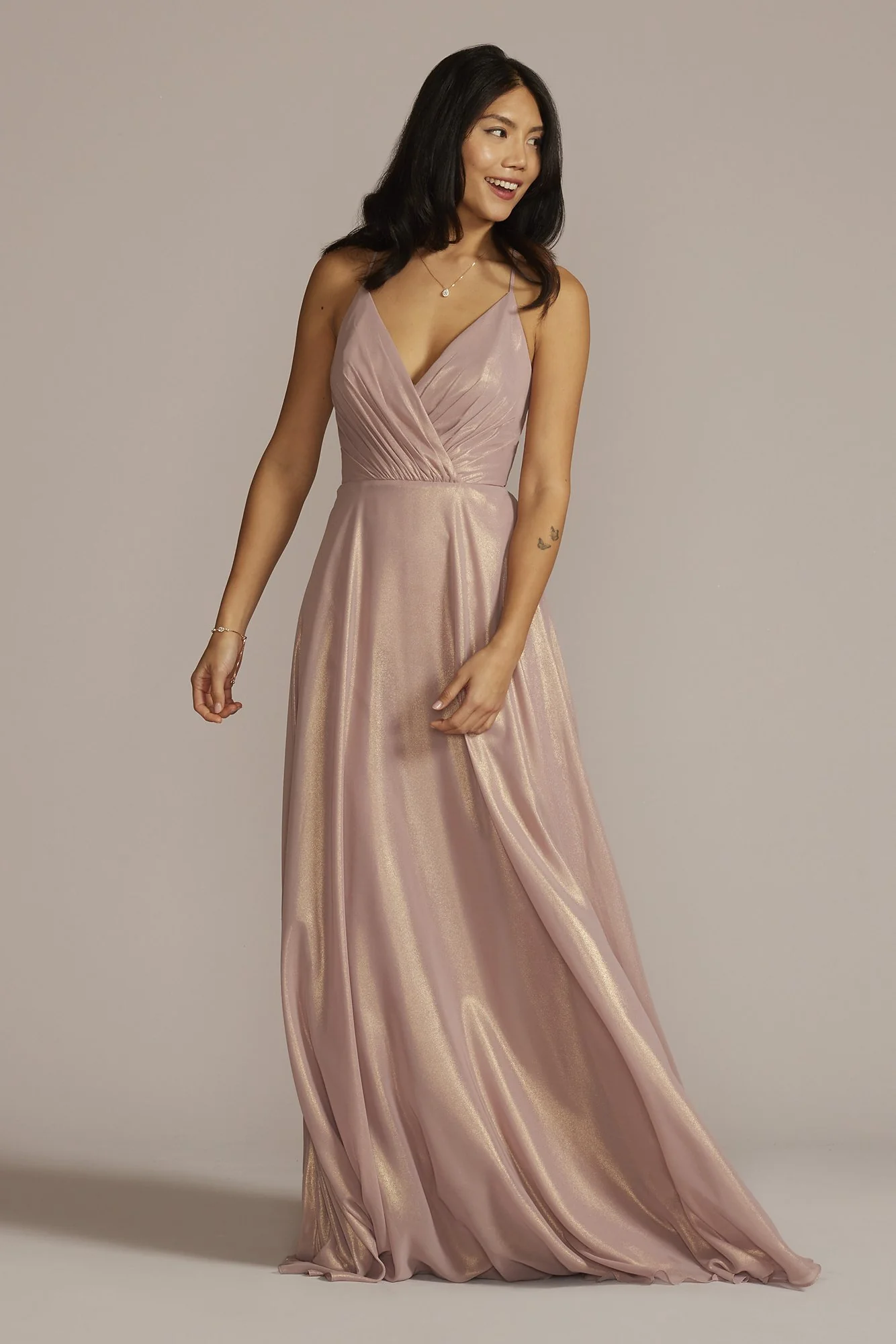 Spaghetti Strap Full Skirt Dress - Image 26