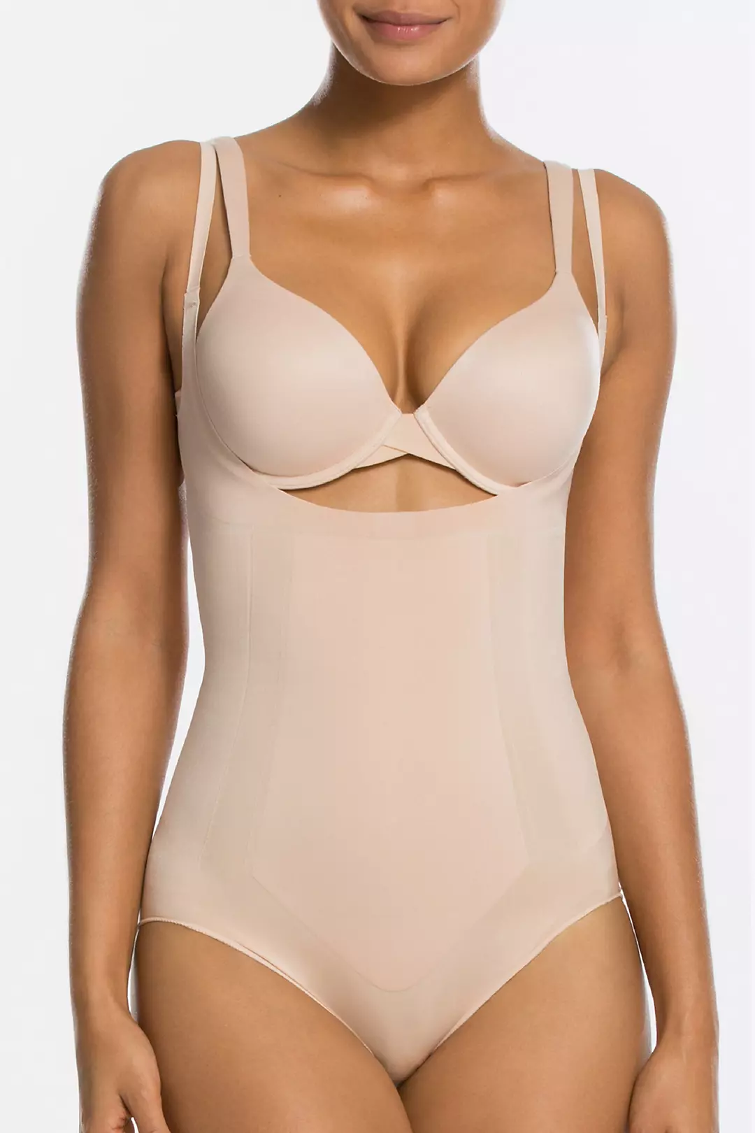Spanx OnCore Open-Bust Brief Bodysuit - Image 3