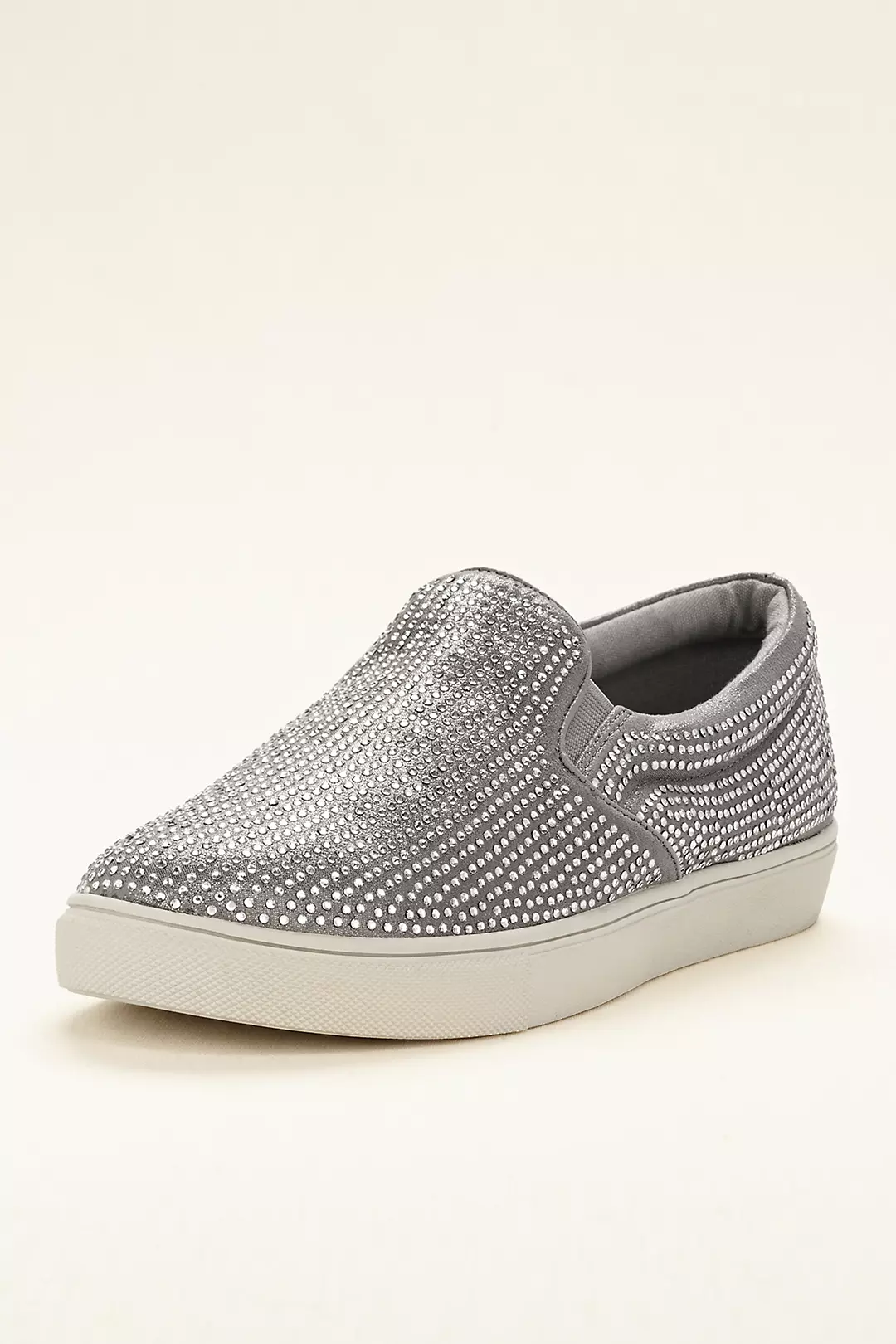Steve Madden Crystal Embellished Slip On Sneaker - Image 2