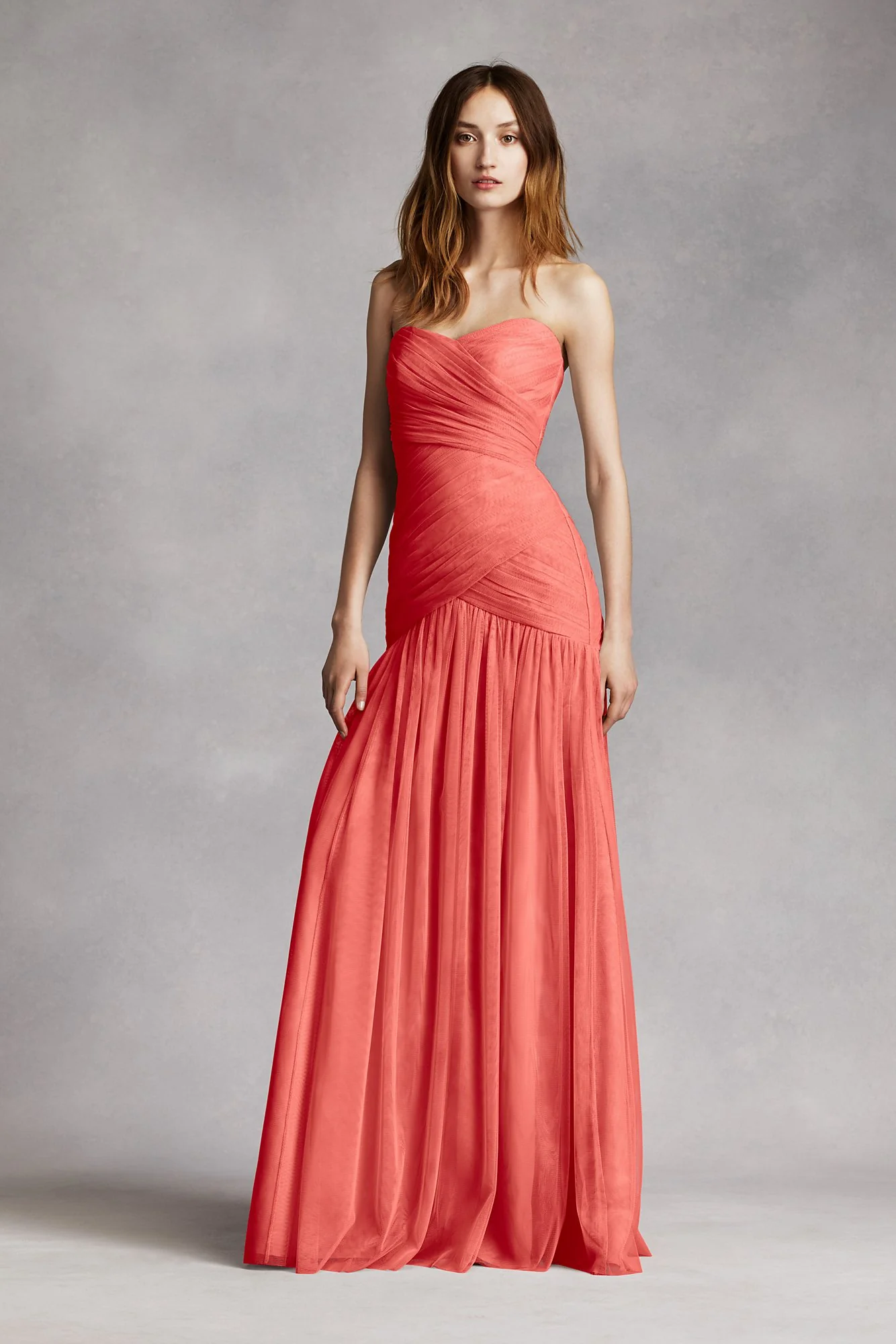 Strapless Bobbin Net Gown with Sweetheart Neckline - Image 10