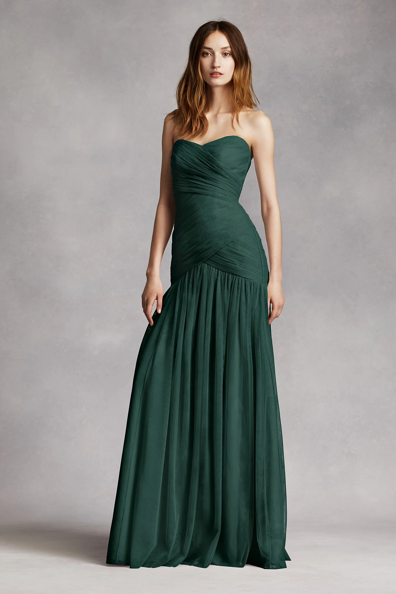 Strapless Bobbin Net Gown with Sweetheart Neckline - Image 13