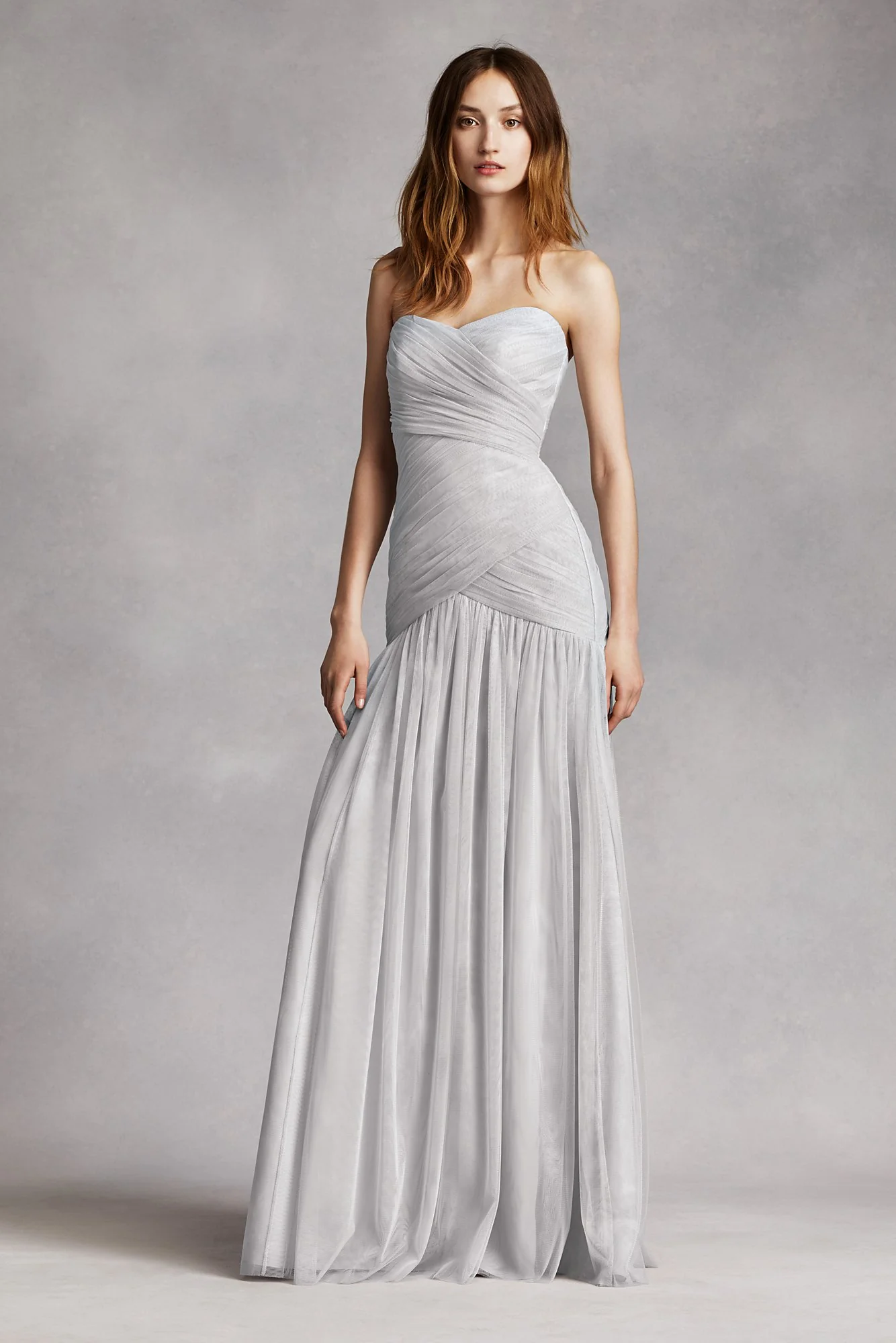 Strapless Bobbin Net Gown with Sweetheart Neckline - Image 14
