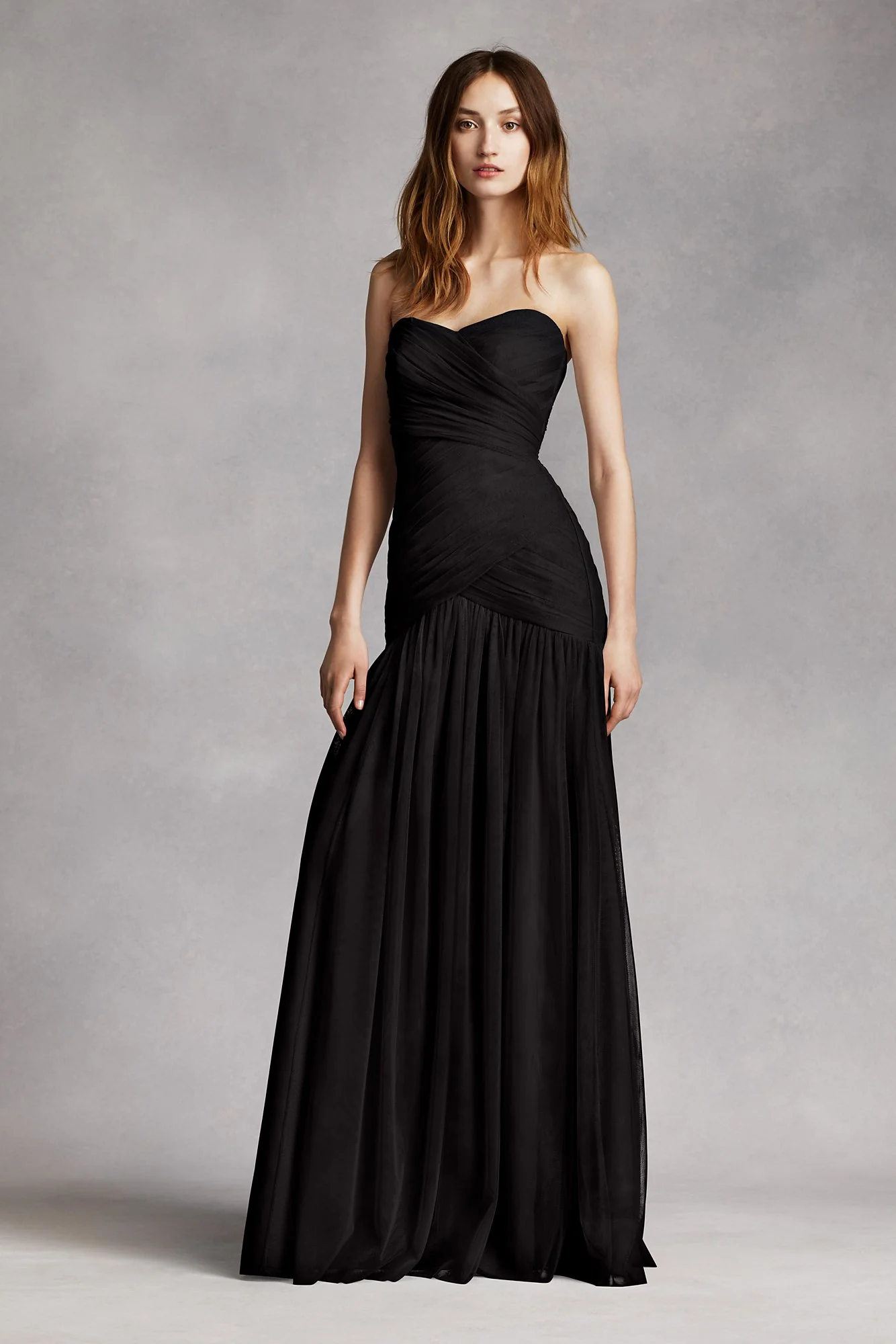 Strapless Bobbin Net Gown with Sweetheart Neckline - Image 3