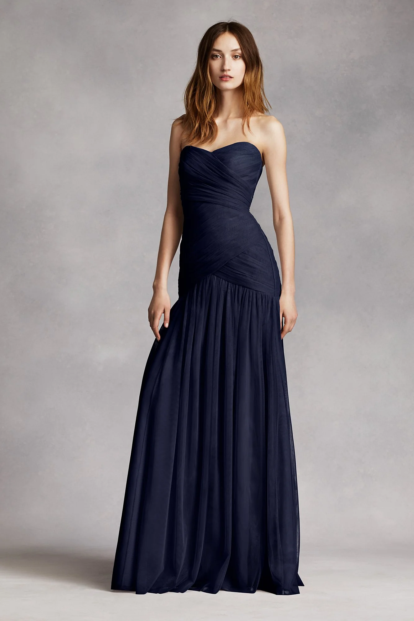 Strapless Bobbin Net Gown with Sweetheart Neckline - Image 6