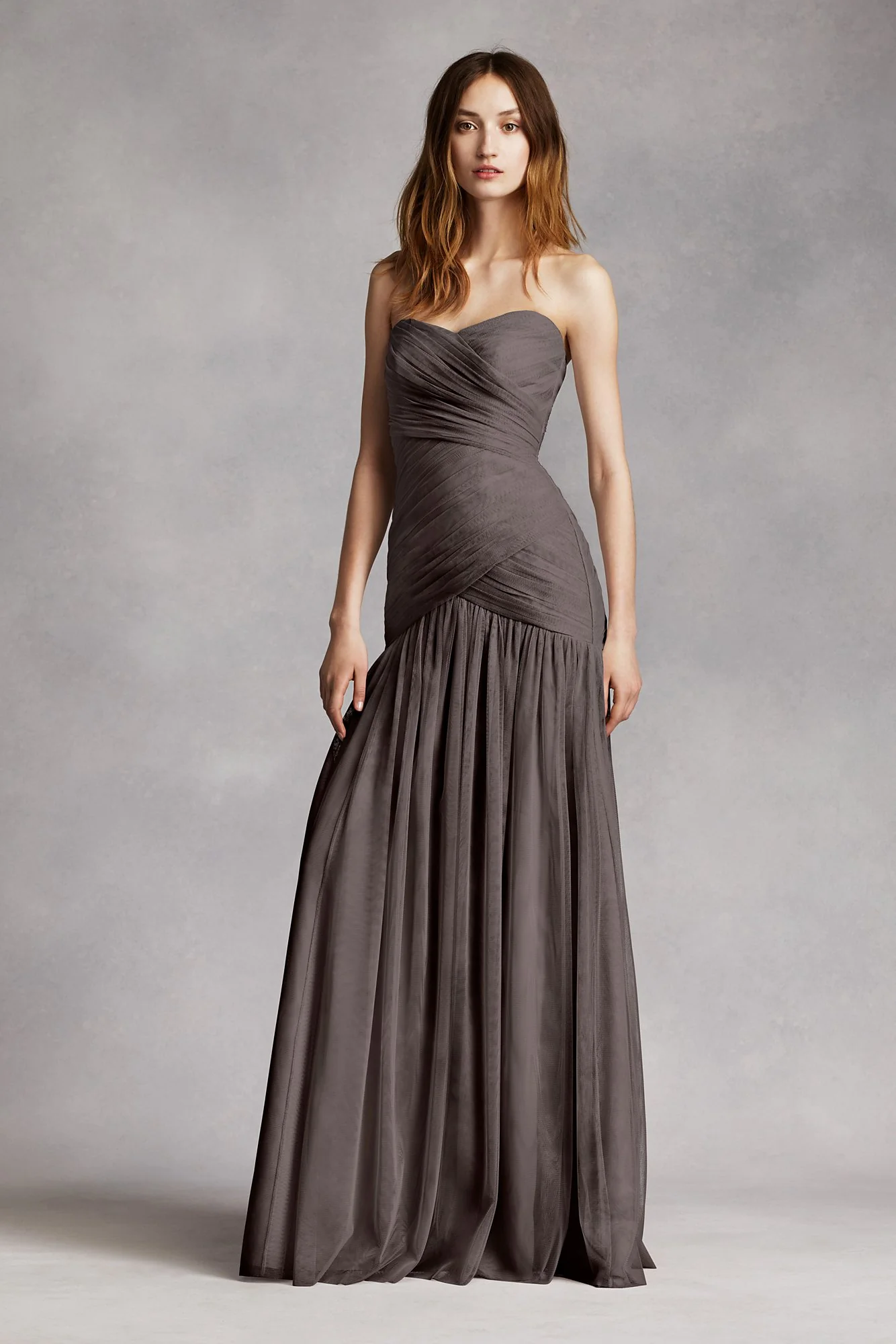 Strapless Bobbin Net Gown with Sweetheart Neckline - Image 7