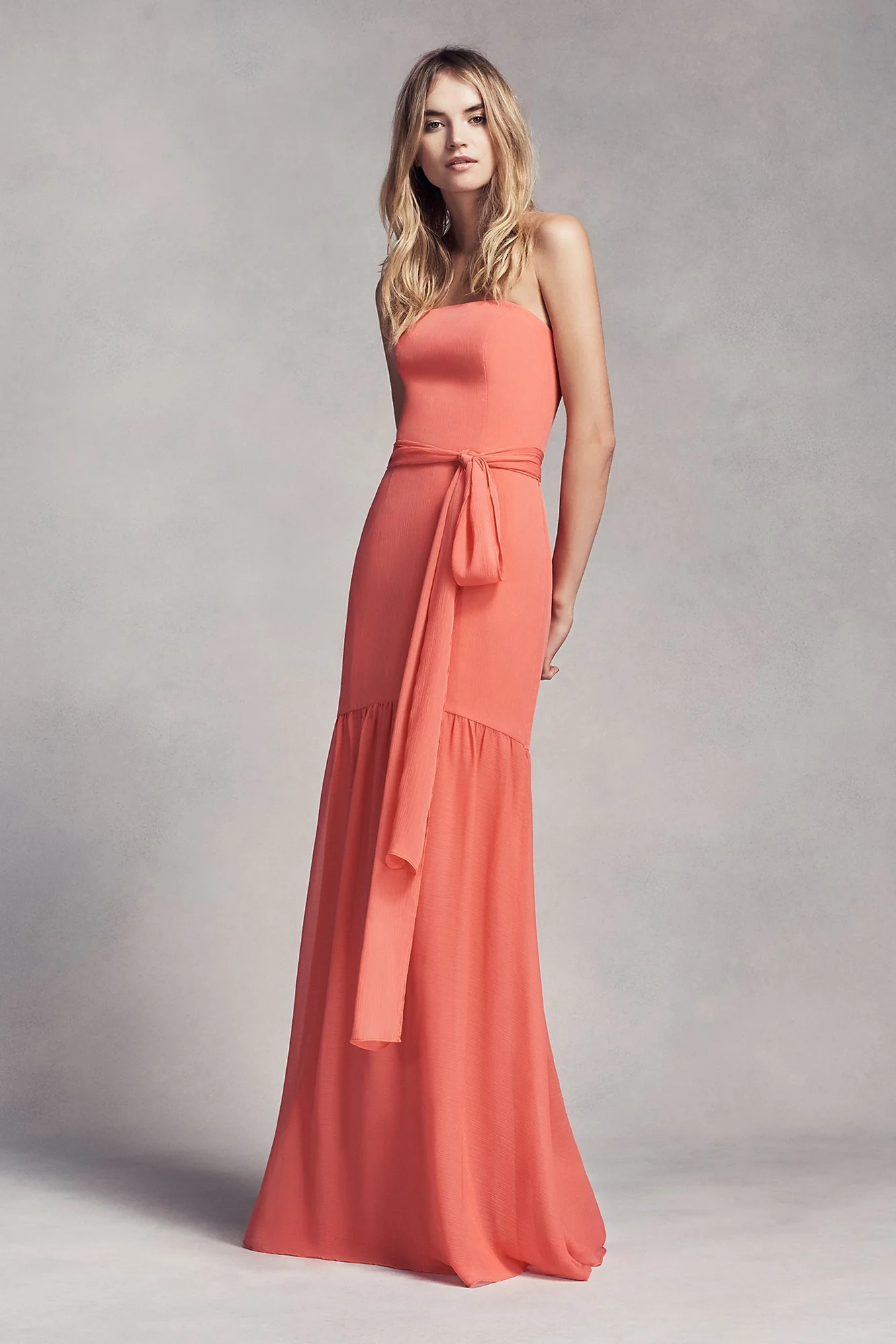 Strapless Fit and Flare Dropped Waist Dress - Image 22