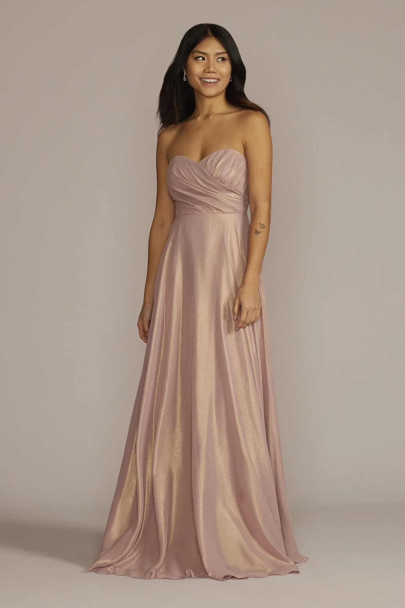 Strapless Full Skirt Dress - Image 100