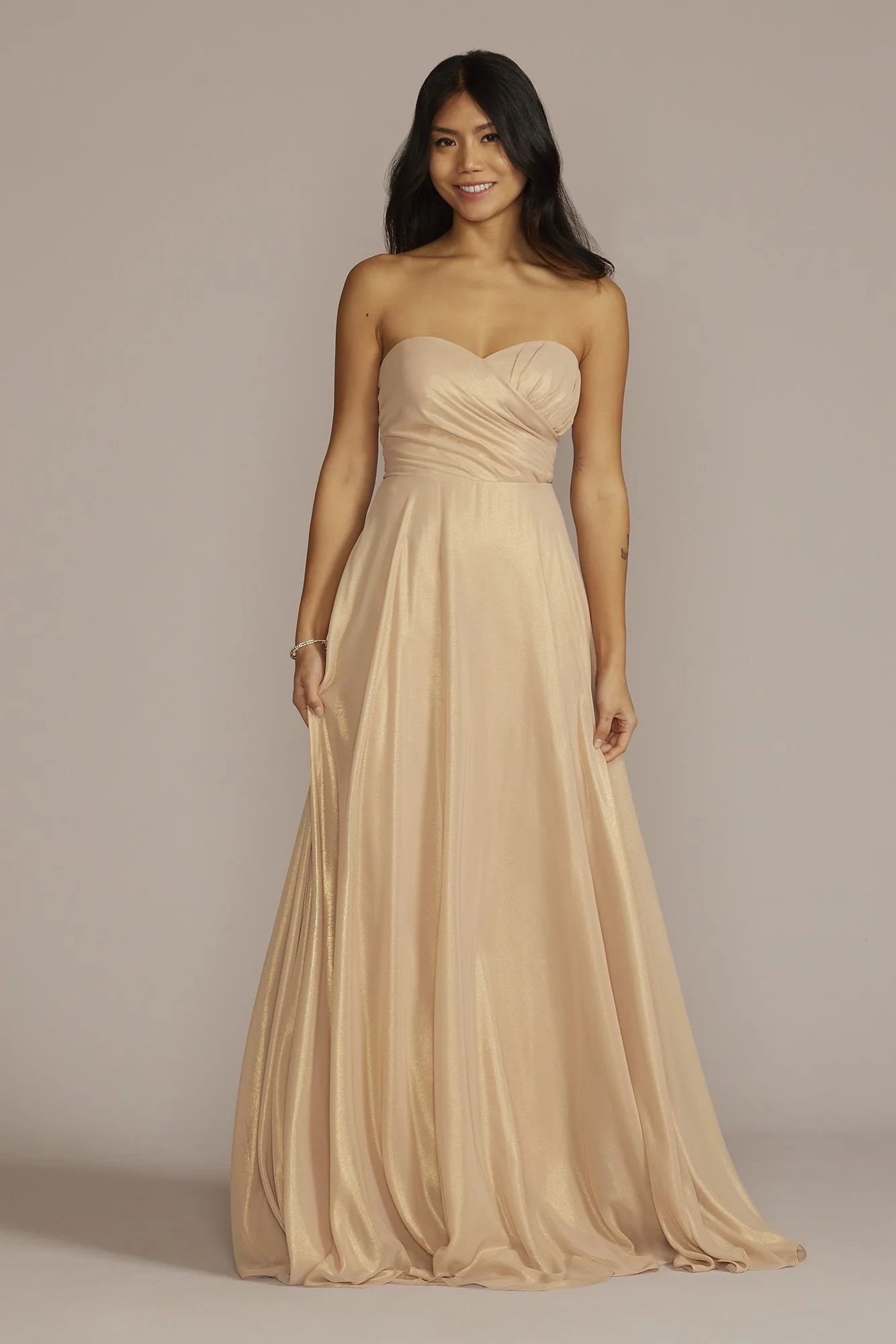 Strapless Full Skirt Dress - Image 101