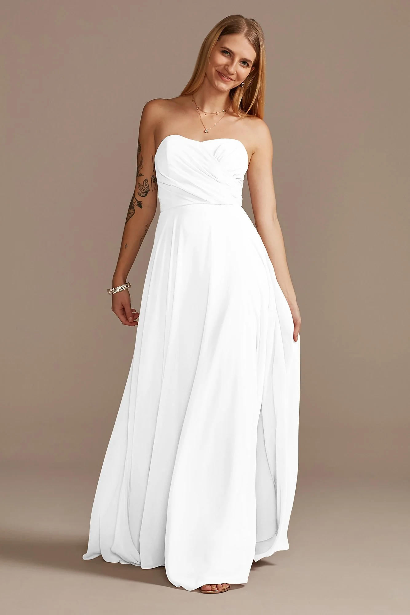 Strapless Full Skirt Dress - Image 12
