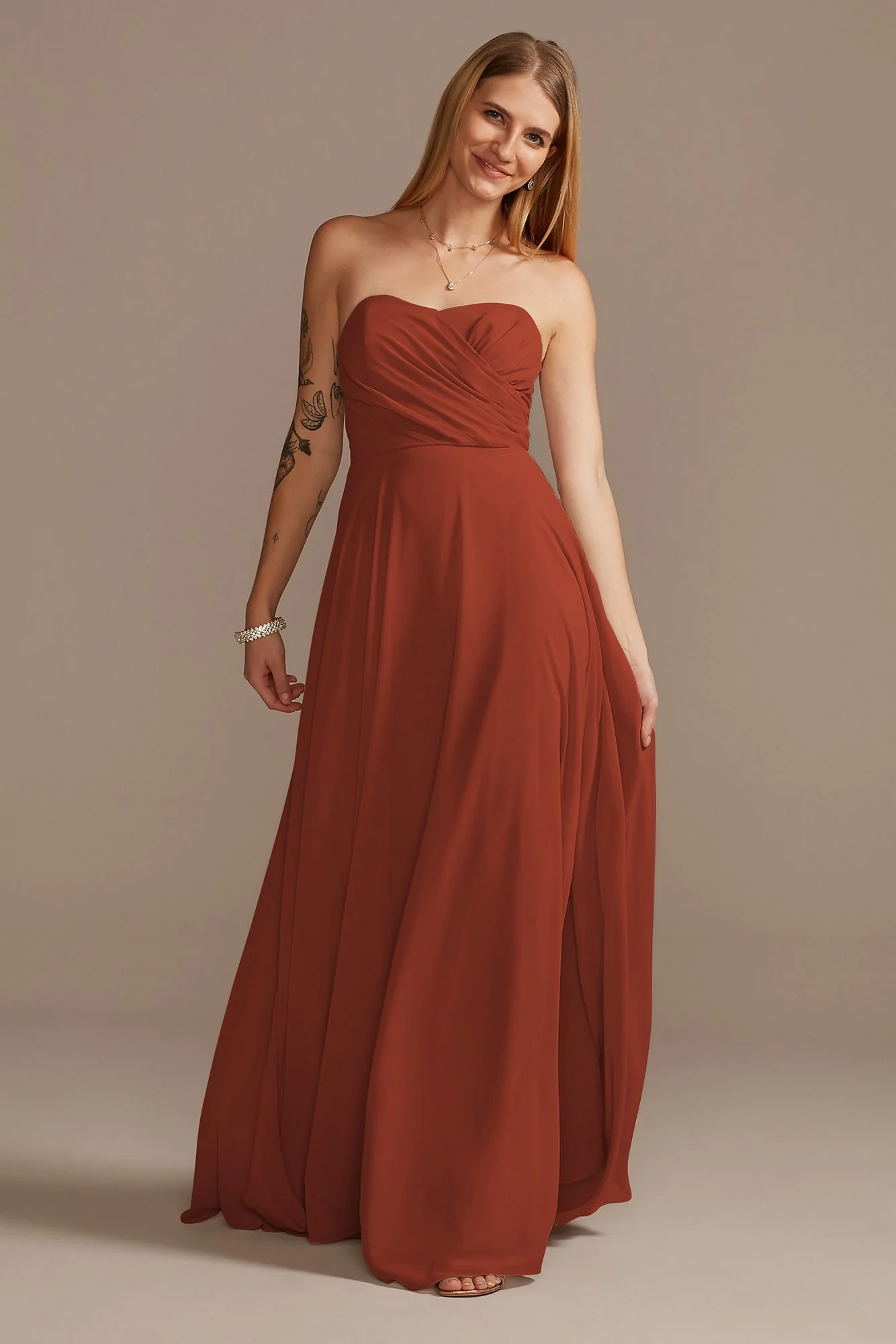 Strapless Full Skirt Dress - Image 14