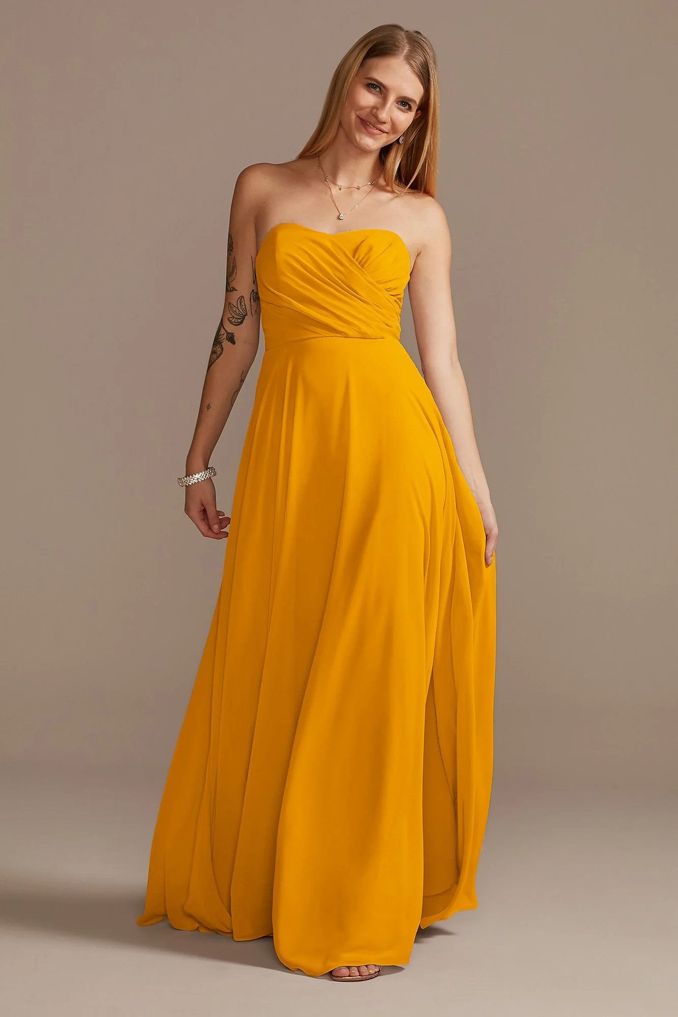 Strapless Full Skirt Dress - Image 16