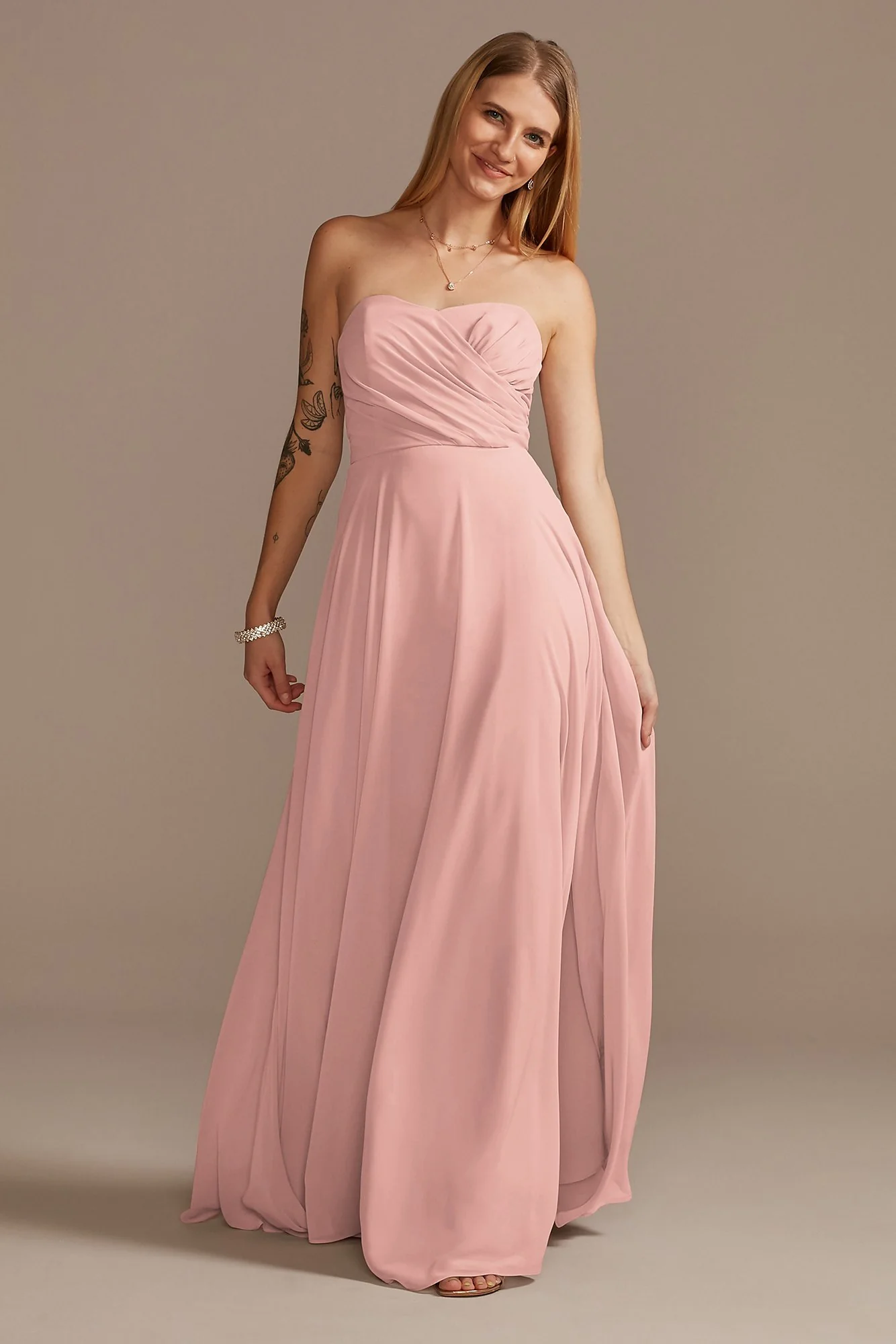 Strapless Full Skirt Dress - Image 25
