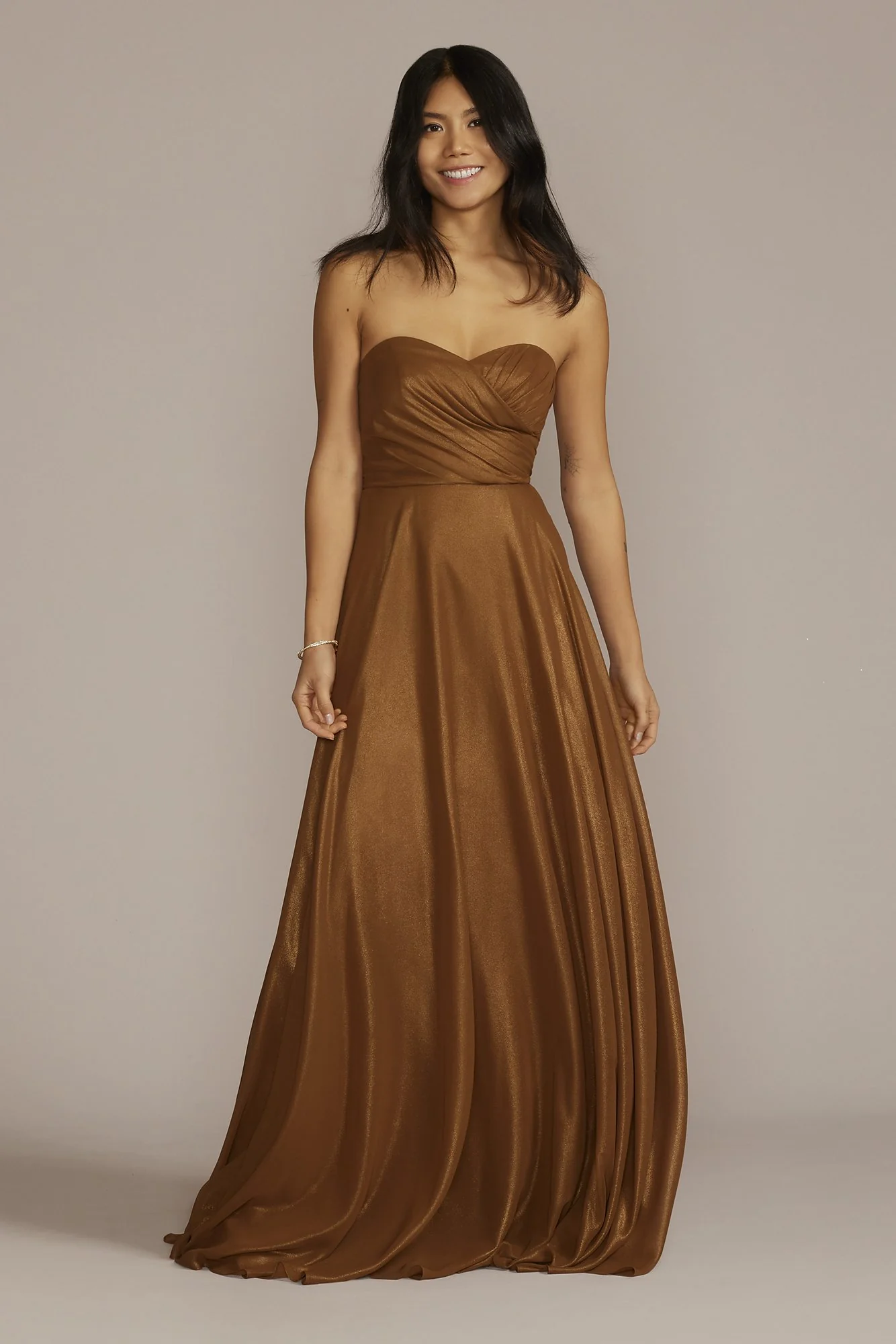 Strapless Full Skirt Dress - Image 97