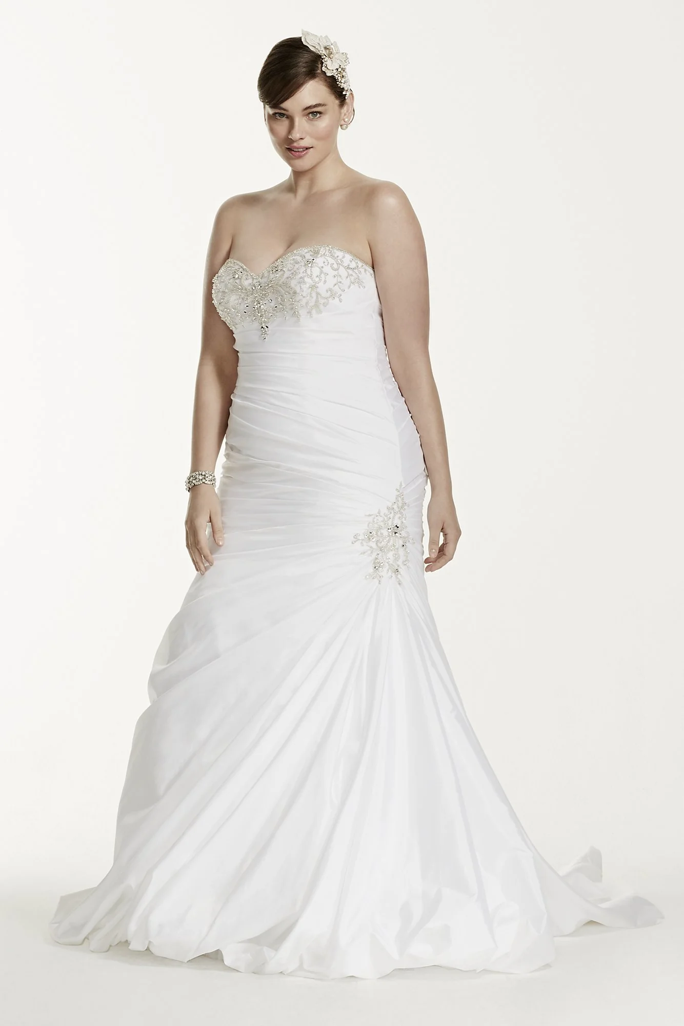 Strapless Sweetheart Trumpet Wedding Dress - Image 10