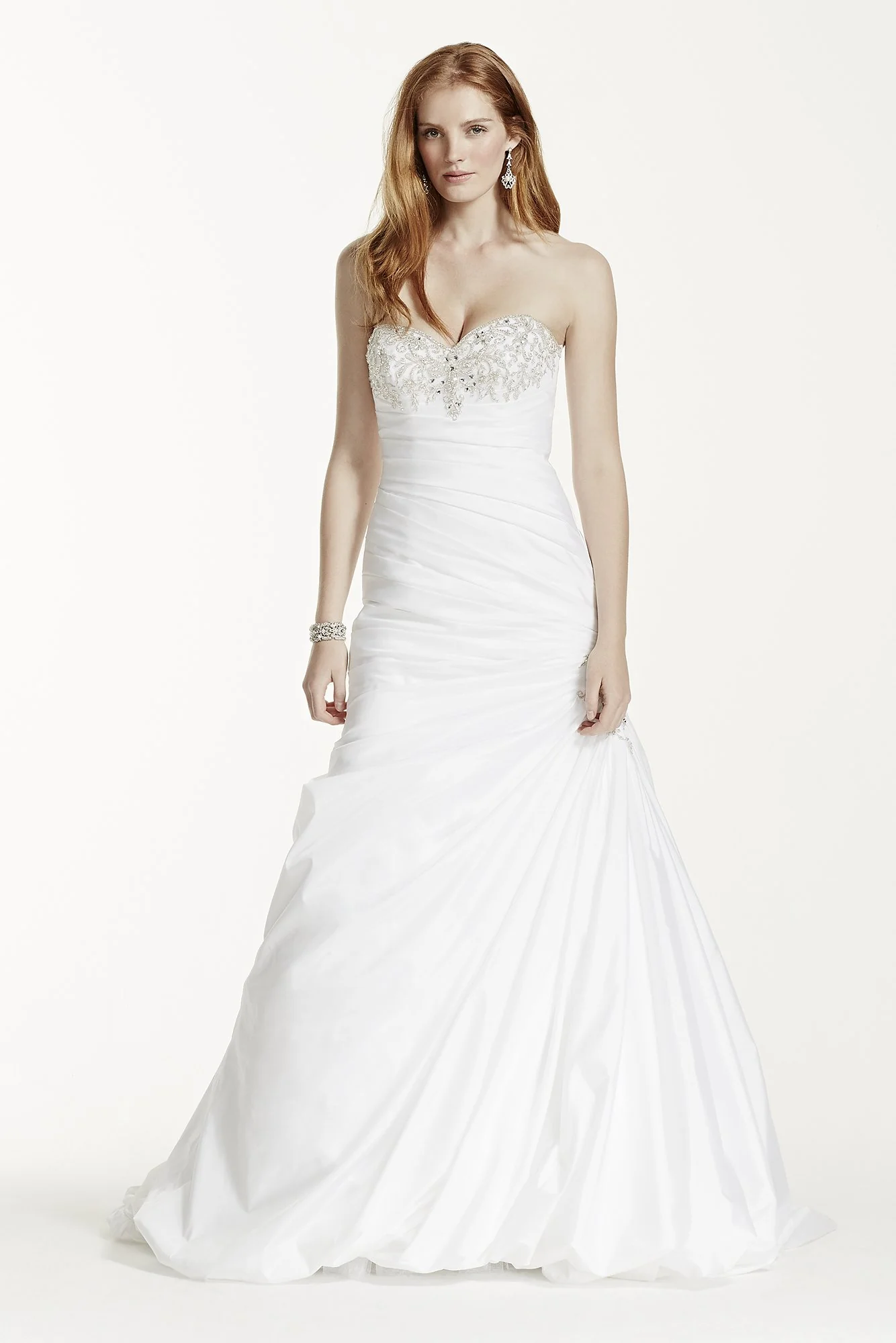 Strapless Sweetheart Trumpet Wedding Dress - Image 3